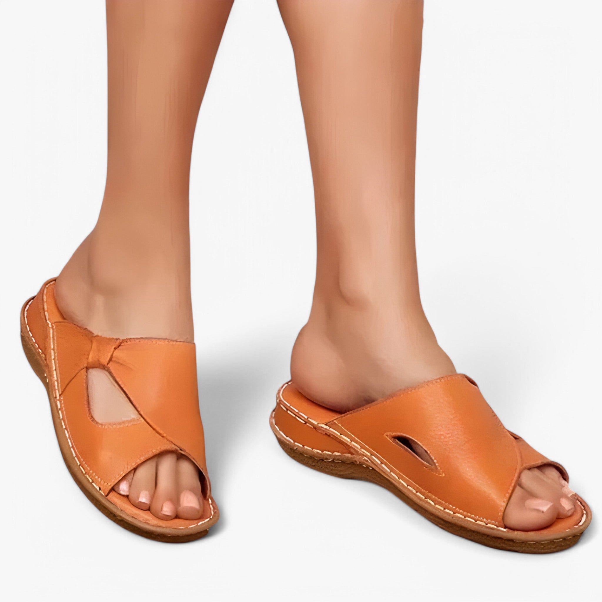 Iris | Sandali ergonomici per l'escursionismo - sandali da donna confortevoli per un utilizzo prolungato - Marrone - march - Concept Palermo
