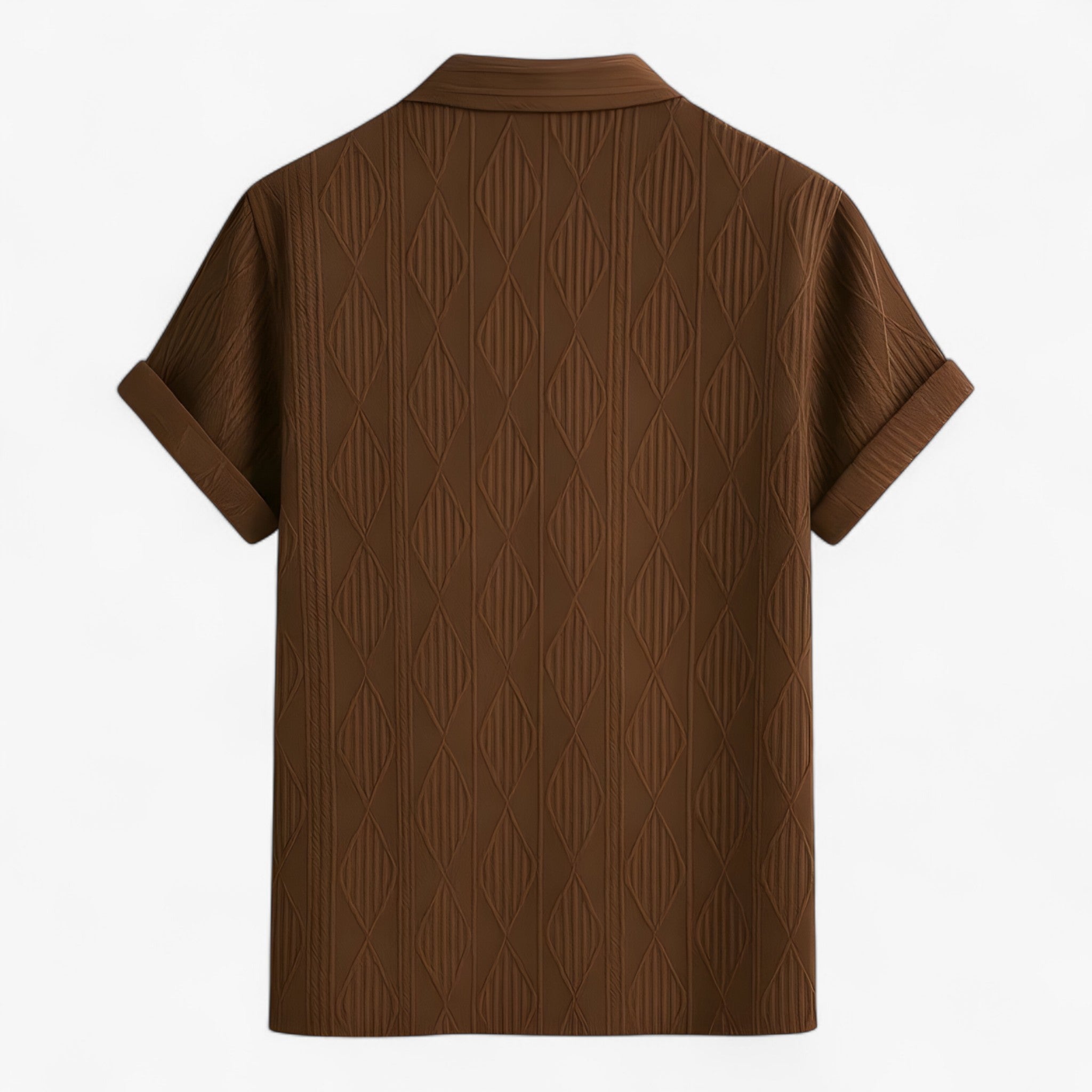 Jelo | Camicia Cubana Geometrica Jacquard - - - Concept Palermo