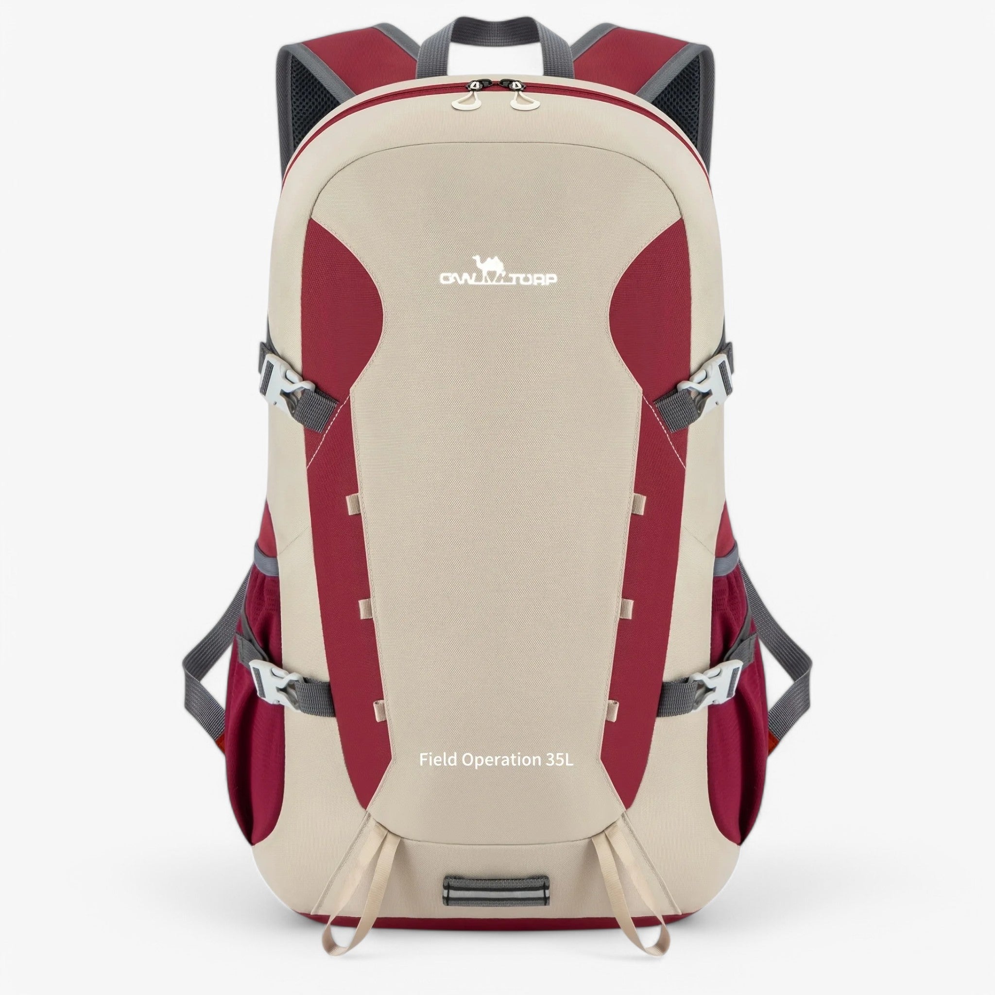 Zaino pieghevole impermeabile ad alta capacità - Grigio rosso - Backpack Backpacks hiking backpacks - Concept Palermo