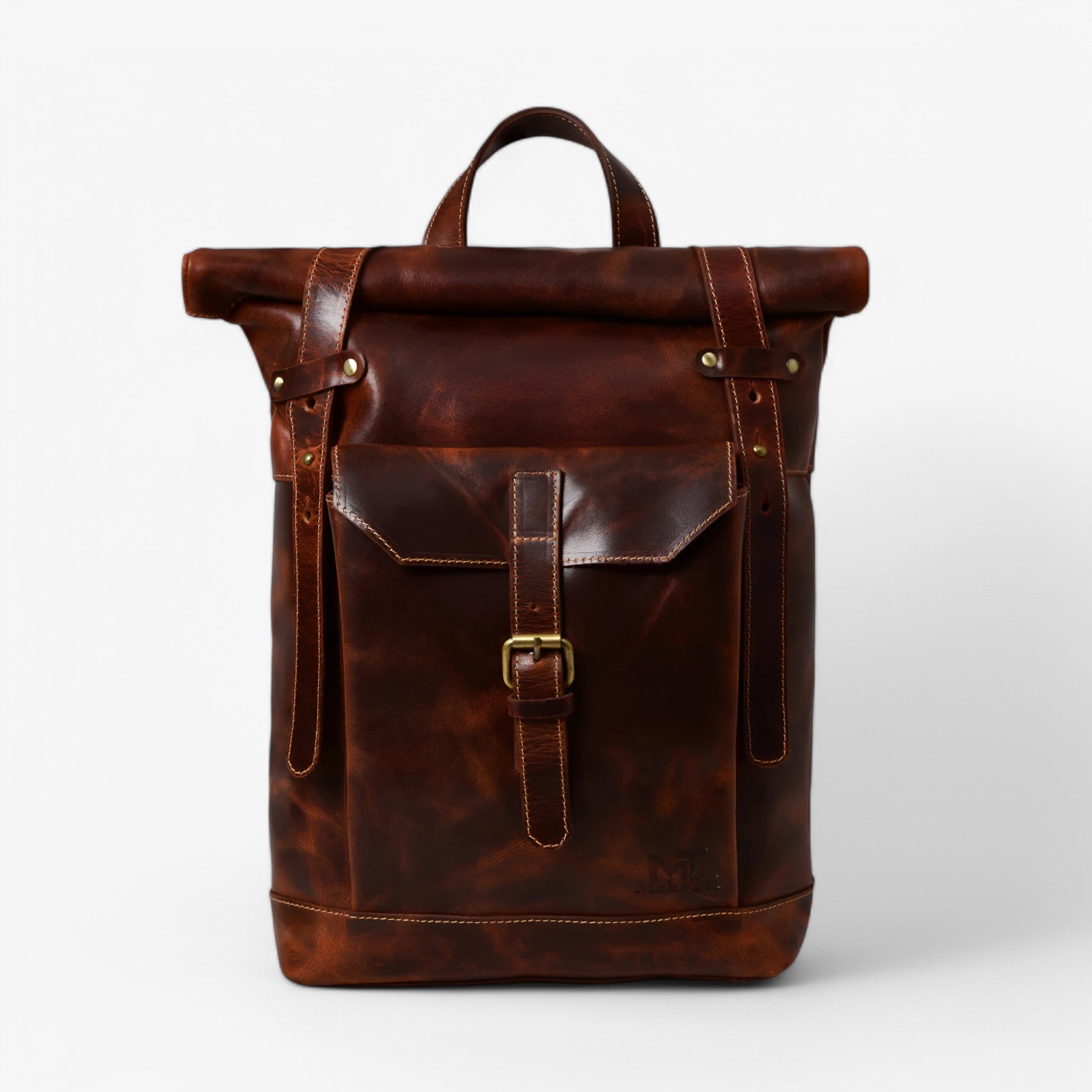 Zaino Roll-Top marrone Saddleback - - - Concept Palermo