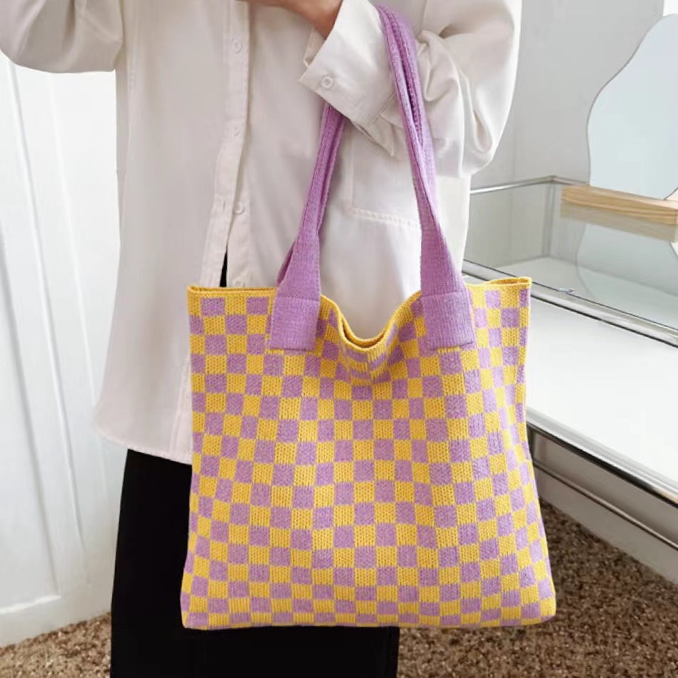 KnitTote - Borsa da trasporto all'uncinetto - - bags tote bag women bags Women's handbags - Concept Palermo