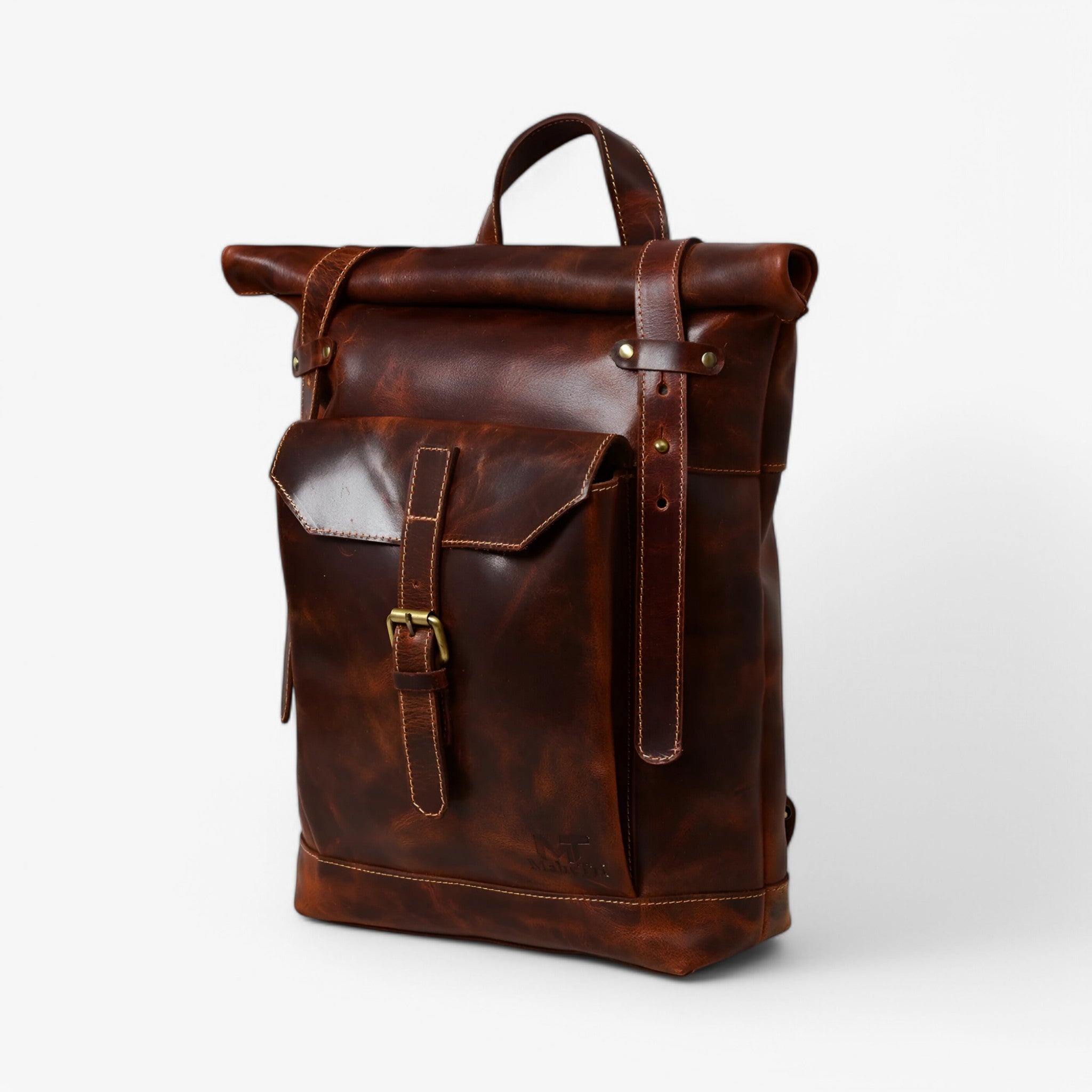 Zaino Roll-Top marrone Saddleback - - - Concept Palermo