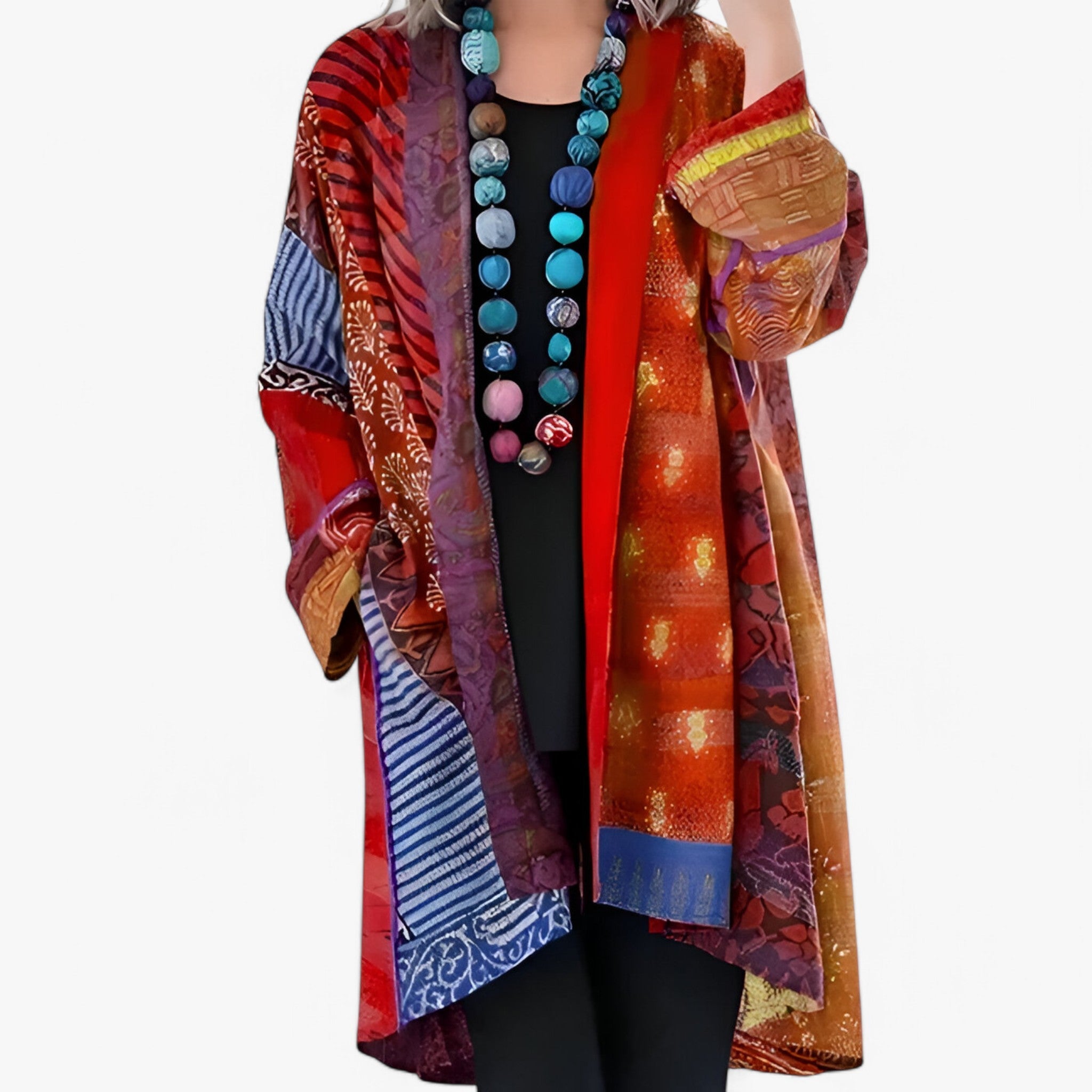 Ava | Cardigan - Elegante e confortevole - Rosso - DE-V1-1310 - Concept Palermo