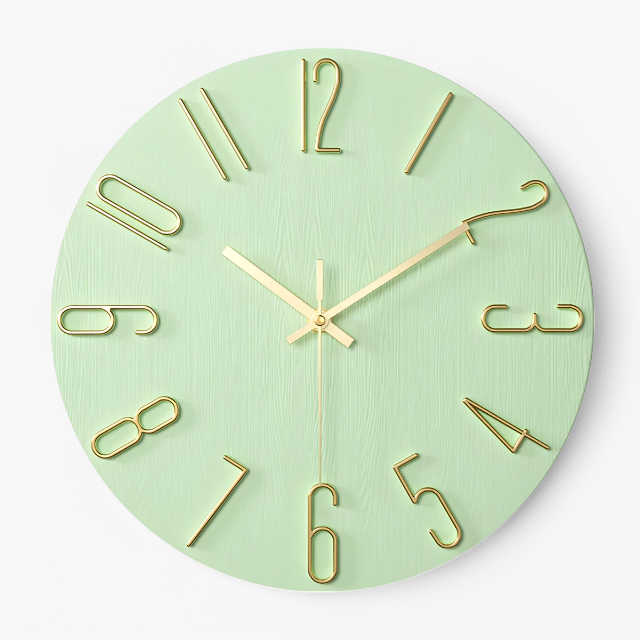 Garry | Orologio da Parete Moderno - Verde menta - P254 - Concept Palermo