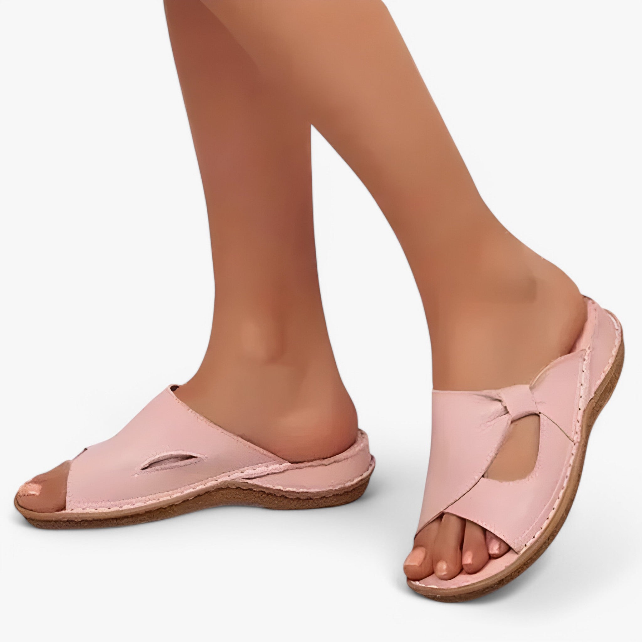 Iris | Sandali ergonomici per l'escursionismo - sandali da donna confortevoli per un utilizzo prolungato - Rosa - march - Concept Palermo
