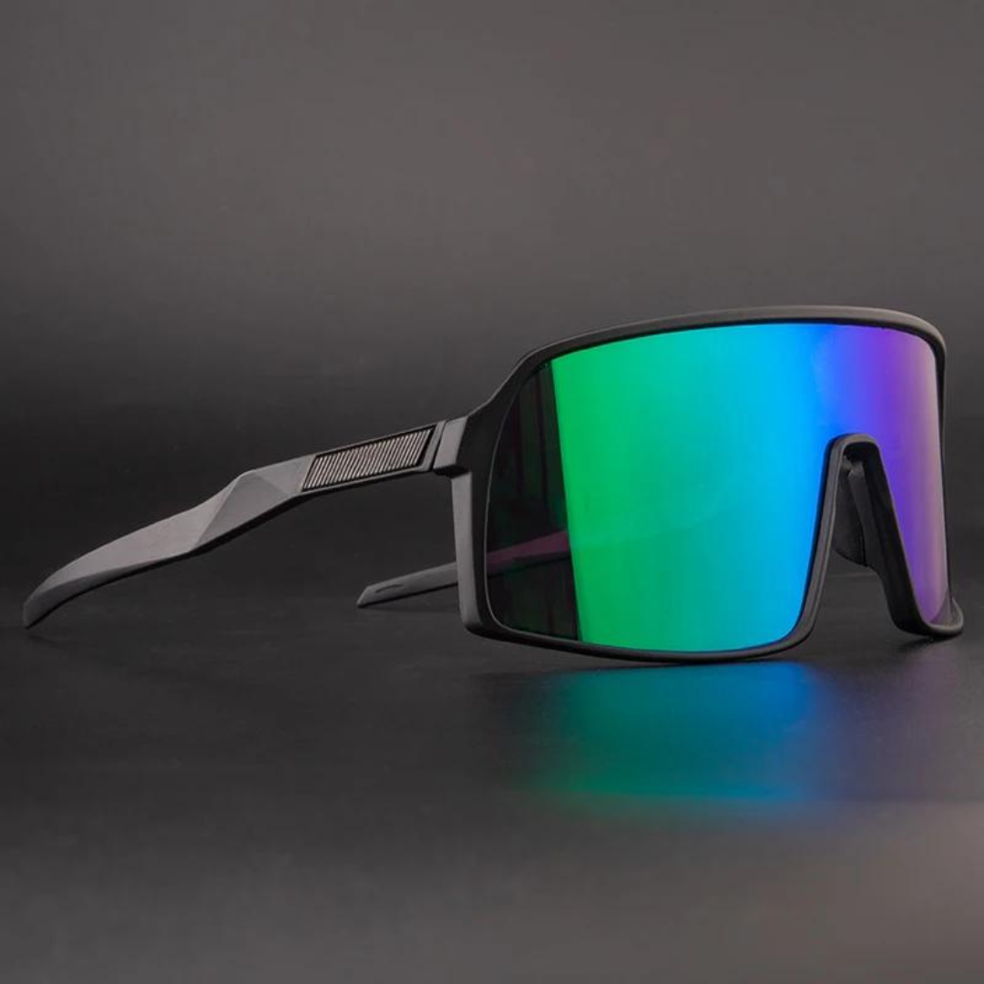 Occhiali da sole da ciclismo unisex - blu verde nero - Men's Women's - Concept Palermo
