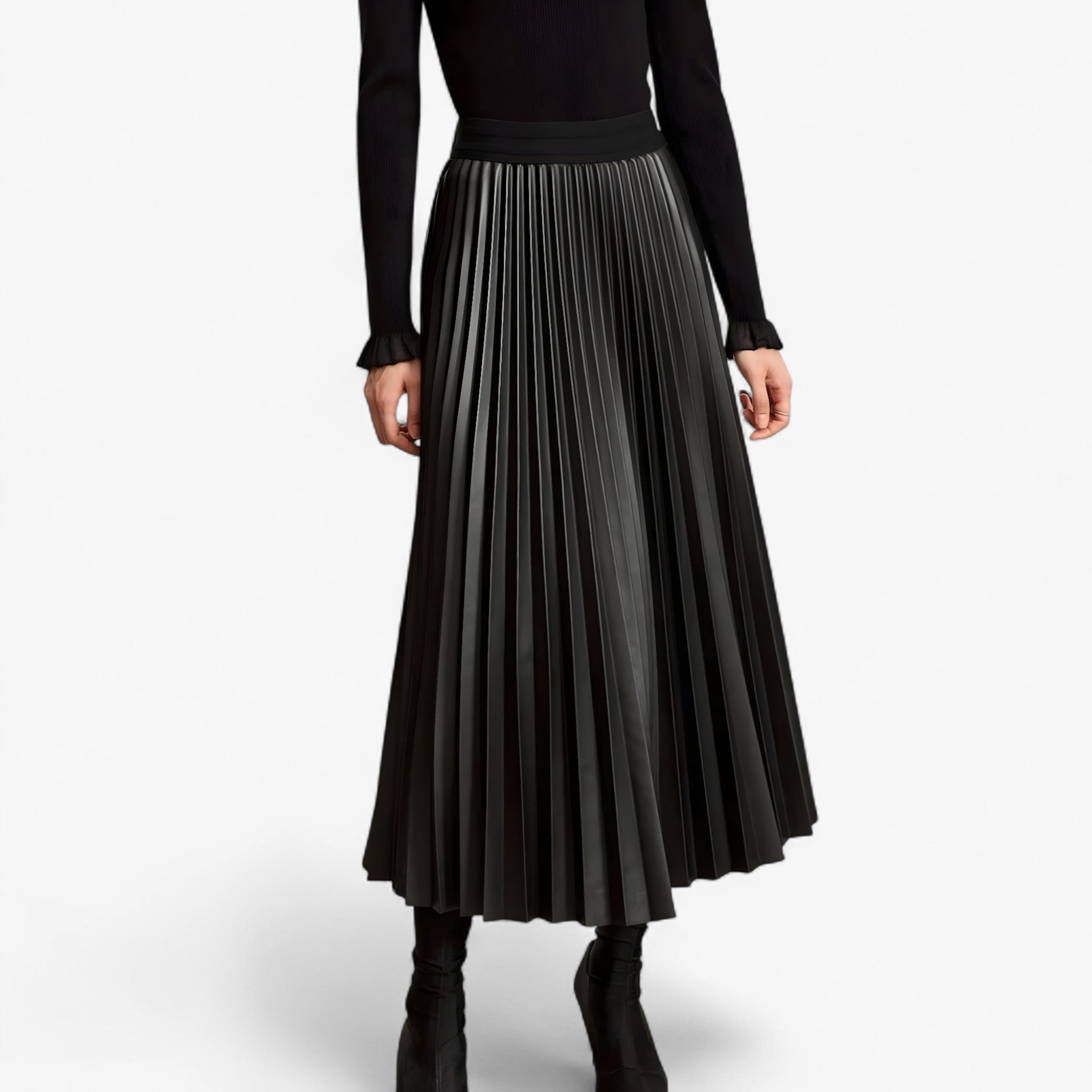 Gelly | Gonna in Pelle Plissettata - - MYLA_NEW Skirt - Concept Palermo