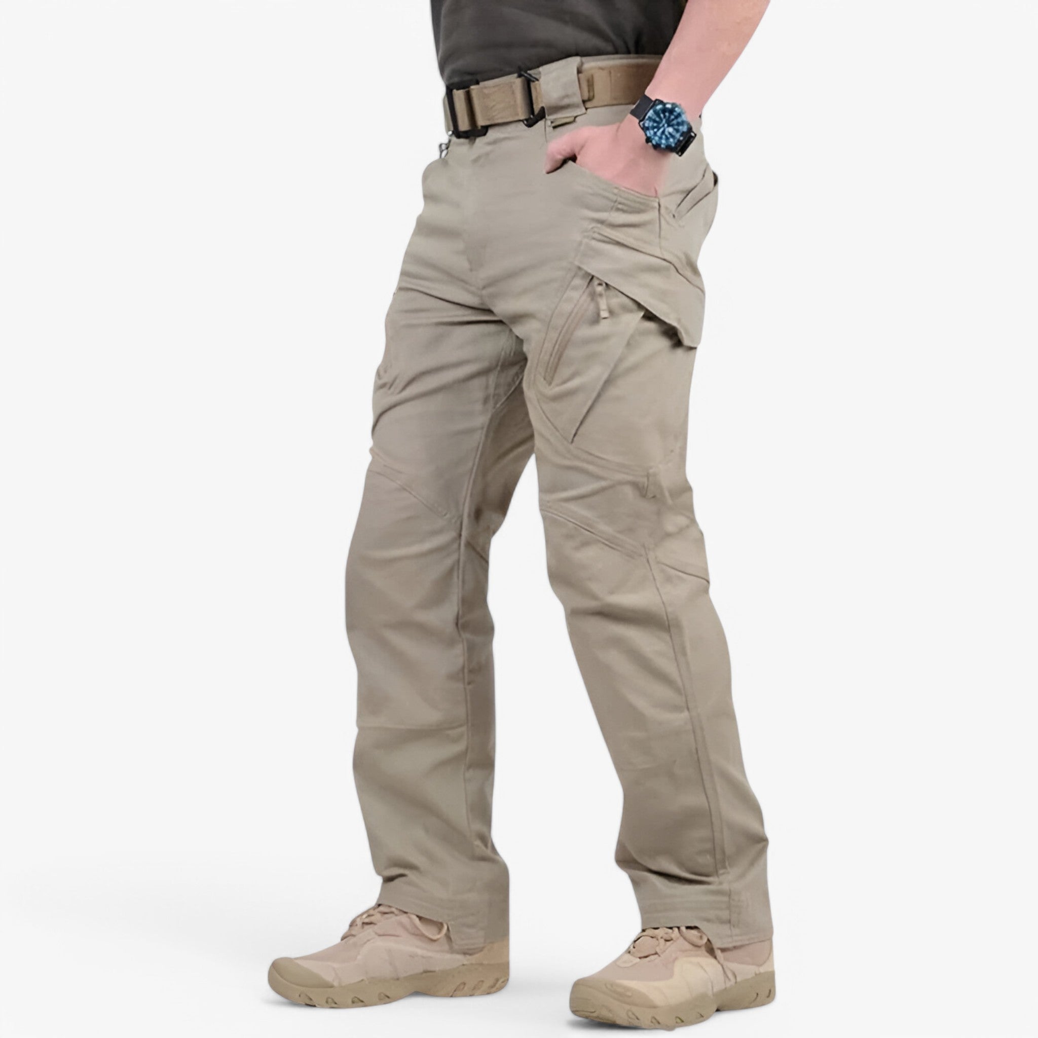Lowen | Pantaloni tattici - resistenti e multitasche - Beige - - Concept Palermo