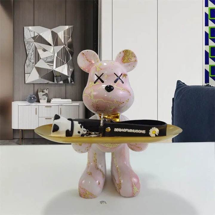 CraftBear - Statua di orso con vassoio - Thor (Quasi esaurito!) - home Skulptur Statue tray - Concept Palermo