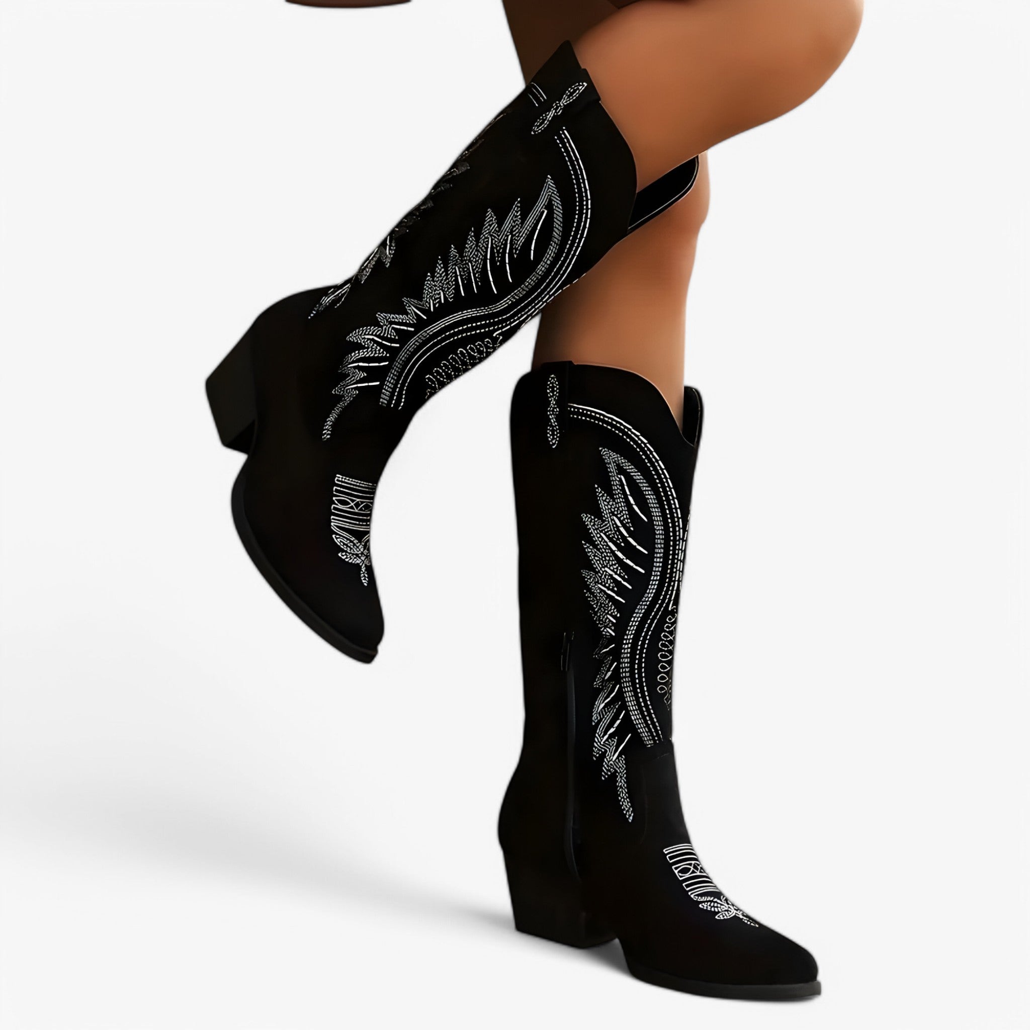 Lina - Stivali da Cowboy Trendy - Nero - week40-wednesday women - Concept Palermo