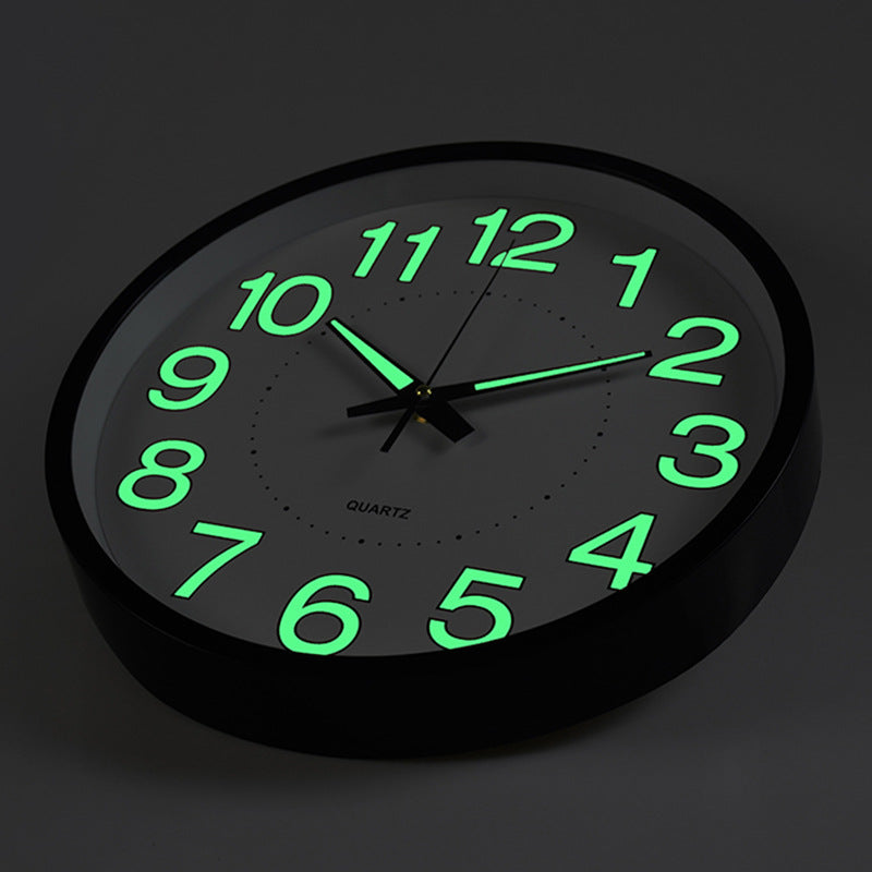 Orologio da parete luminoso e silenzioso | 30 cm Segnatempo silenzioso - Aggiunge splendore ed eleganza silenziosa al tuo spazio - - Wall Clock wall clocks - Concept Palermo