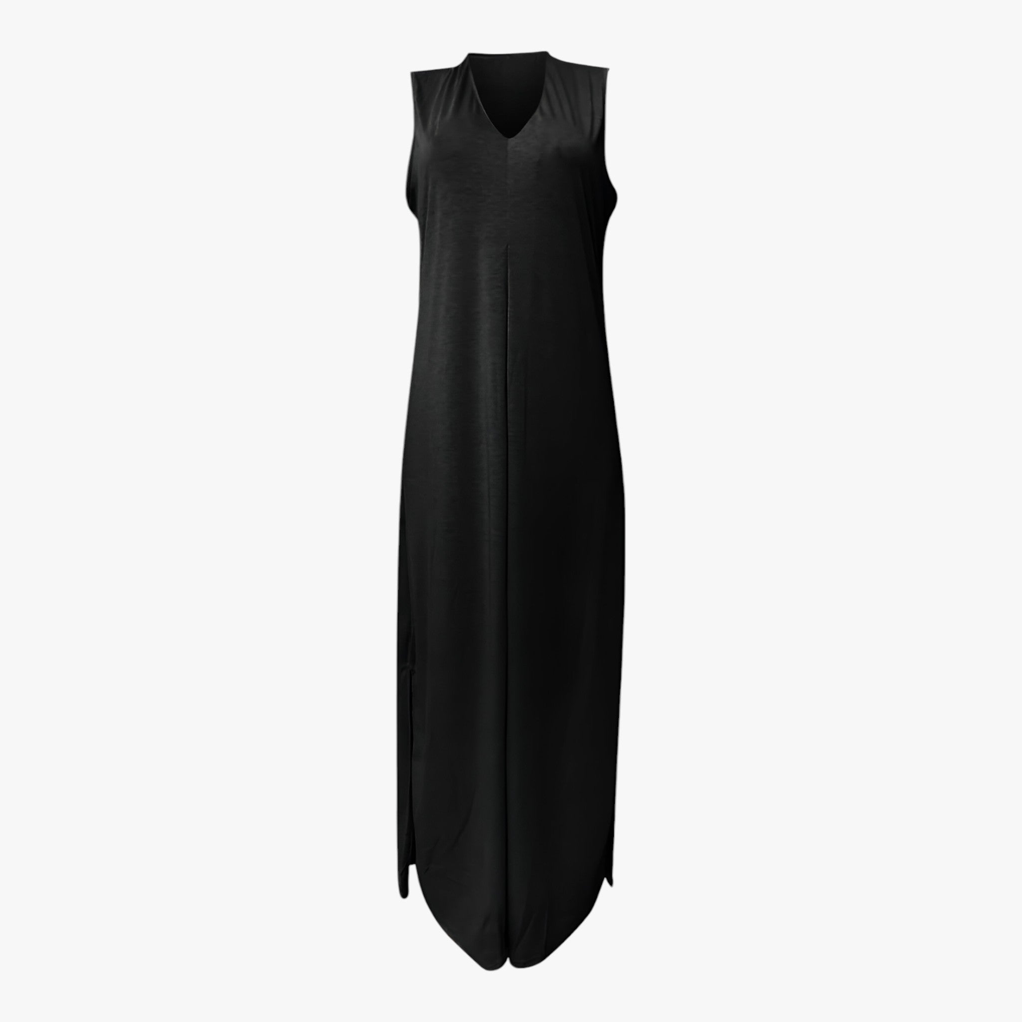 Helen | Abito lungo con cardigan in omaggio - Chic e confortevole - Nero - - Concept Palermo