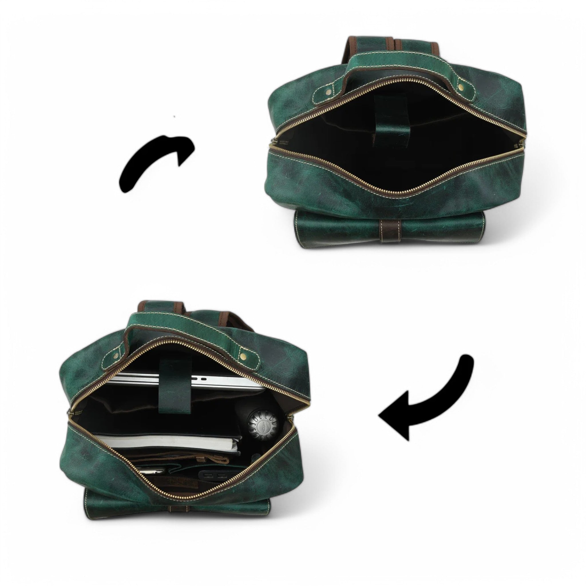 Zaino in pelle Greenfield - - spo-default spo-disabled spo-notify-me-disabled - Concept Palermo