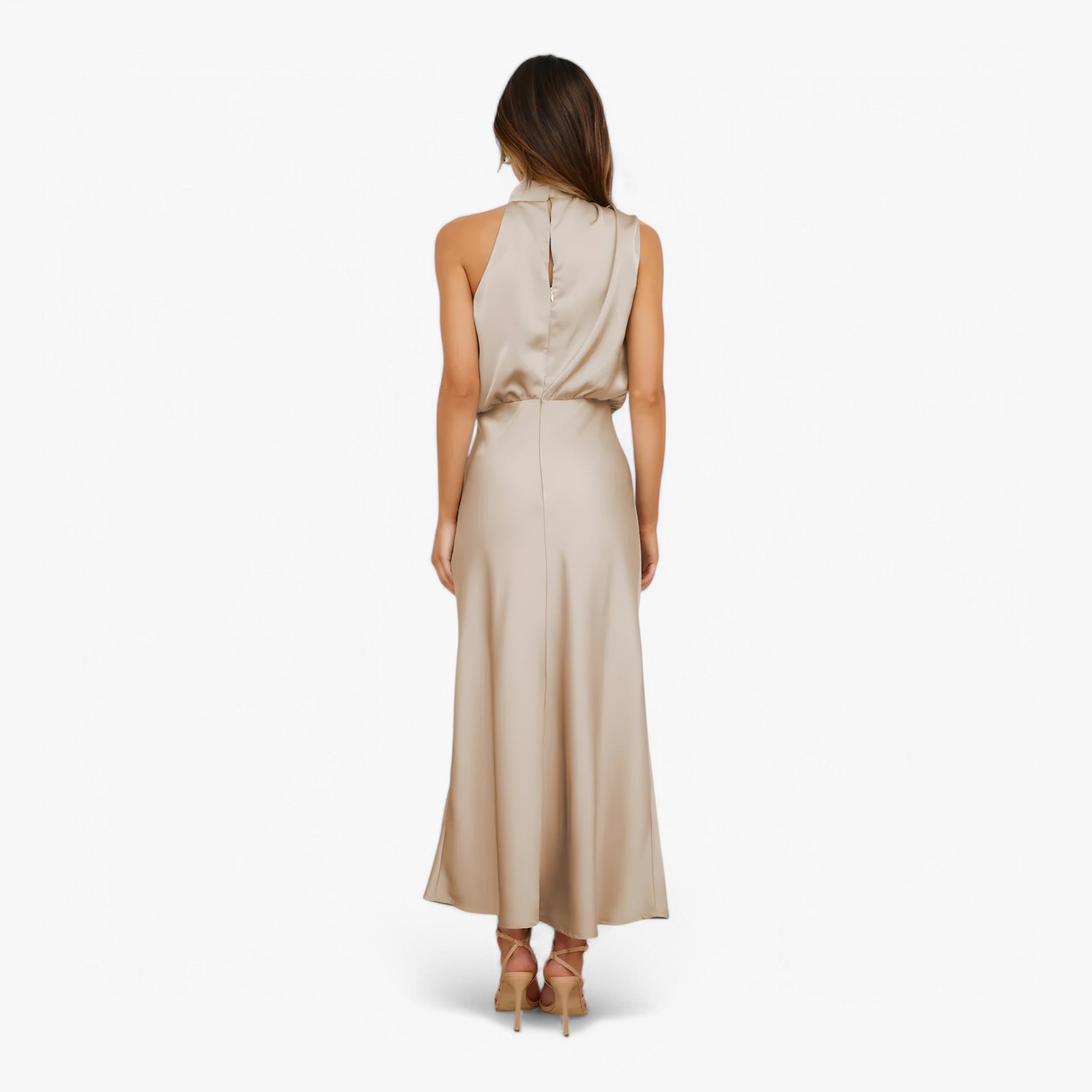 Vivienne | Abito in raso - Grazioso ed elegante - - - Concept Palermo