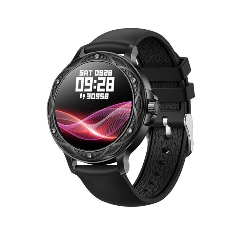Celina | Smartwatch premium - Stile e funzionalità in perfetta armonia - Silicone nero - bestseller smartwatch - Concept Palermo