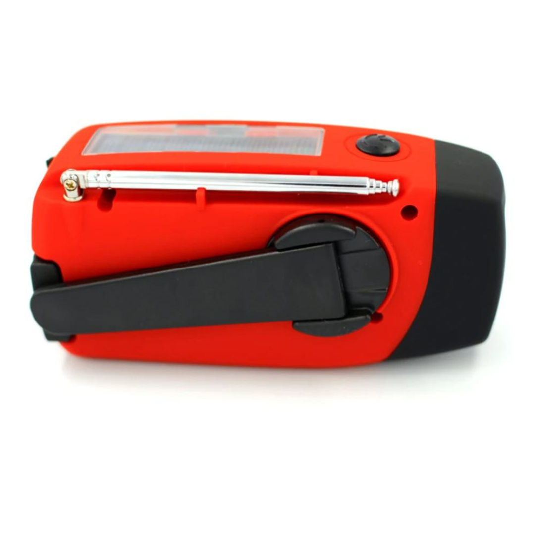 SolarSafe - Radio di emergenza e torcia solare e a manovella! - - Nieuw binnen-tag - Concept Palermo
