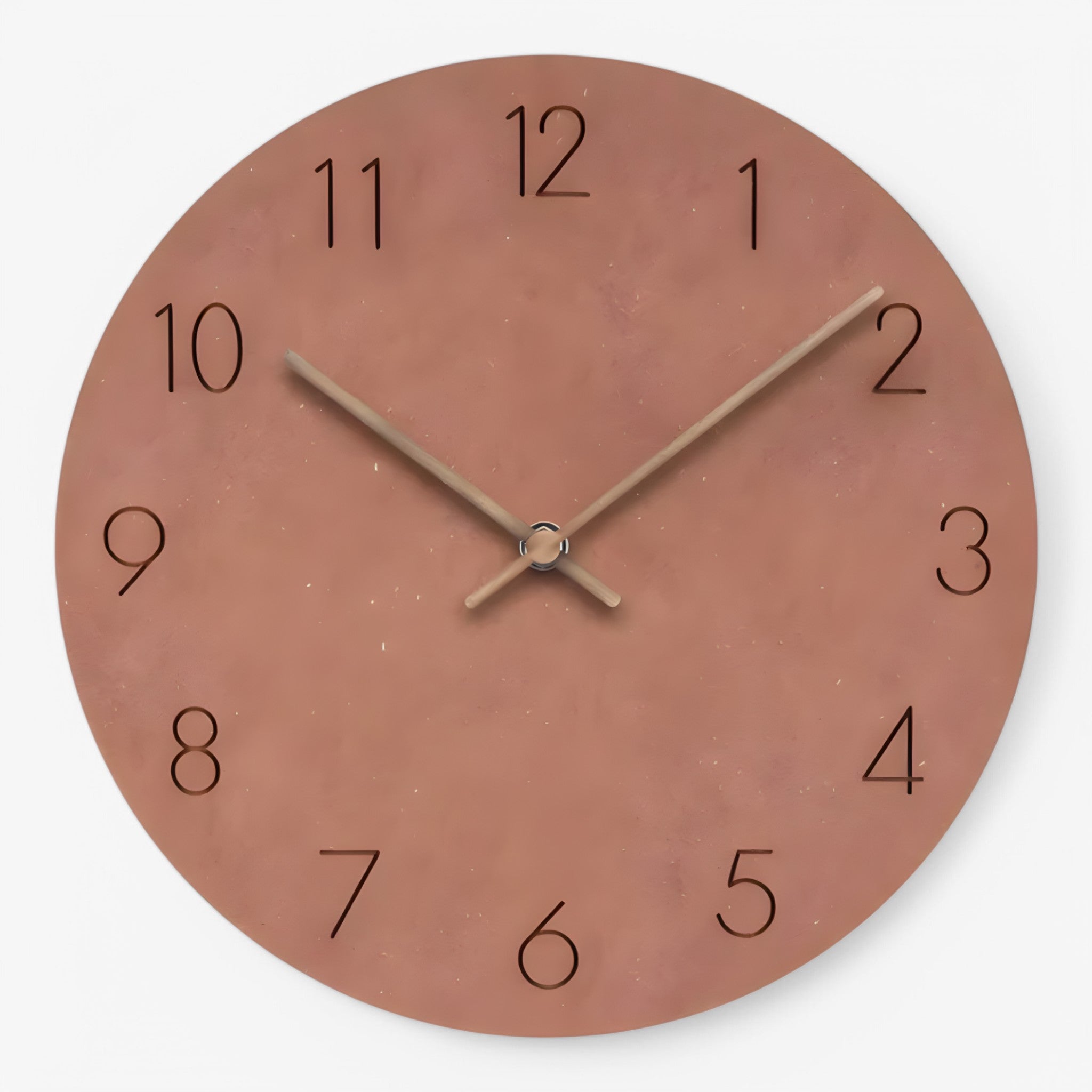 Castriel | Orologio da Parete in Legno - Arancione - P133 - Concept Palermo