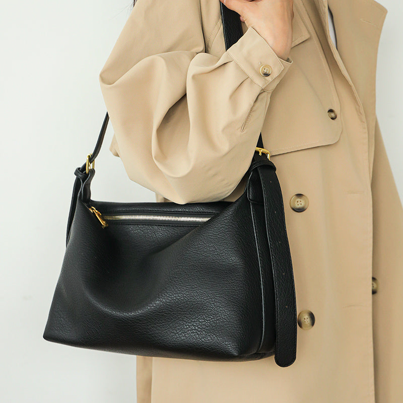 BORSA A TRACOLLA AMBRA - Nero 32x12x21 cm - Shoulder Bags - Concept Palermo