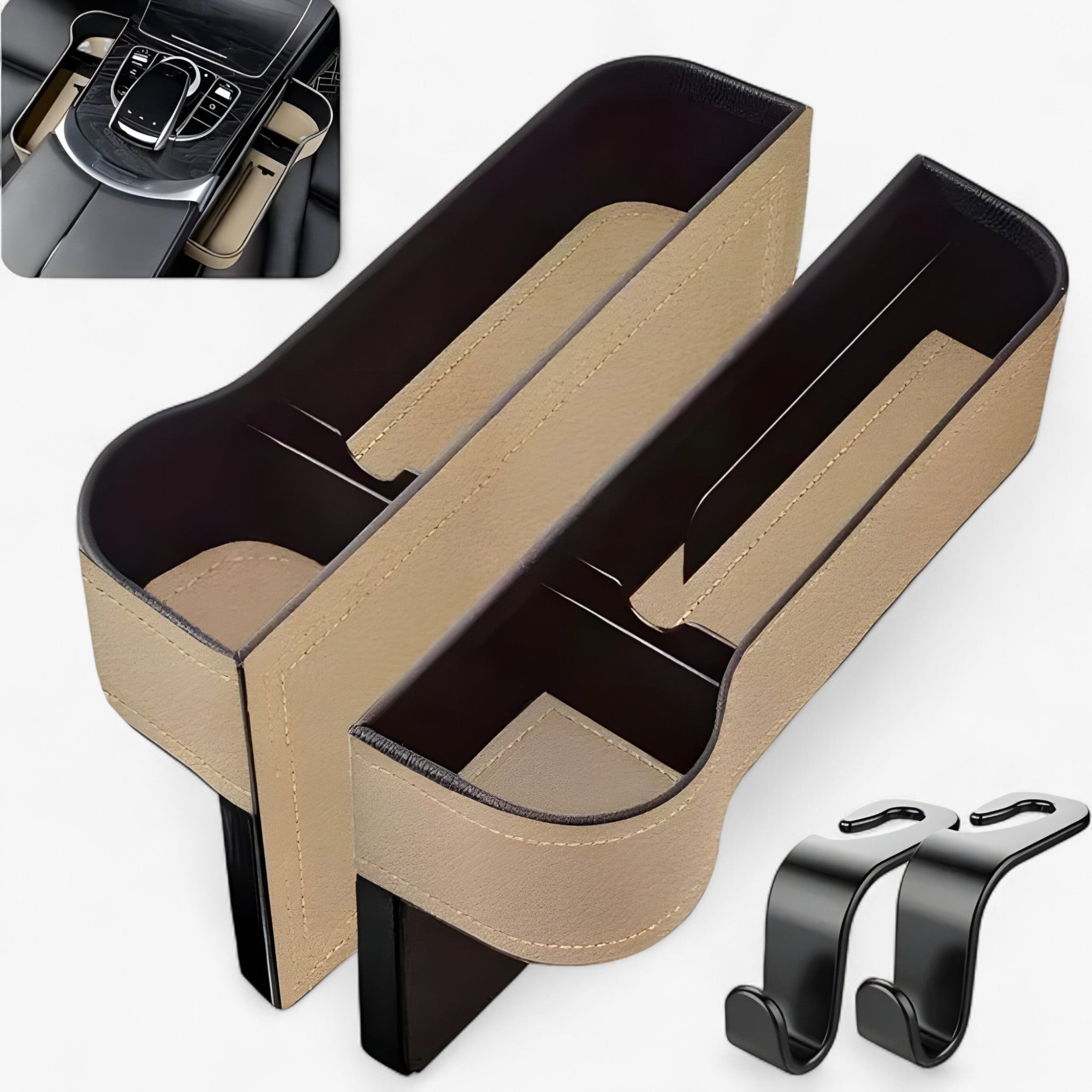 AutoOrganizer™ | Non dimenticare mai più le cose nella tua auto! - Cachi - auto organizer car organizer vehicle organizers - Concept Palermo