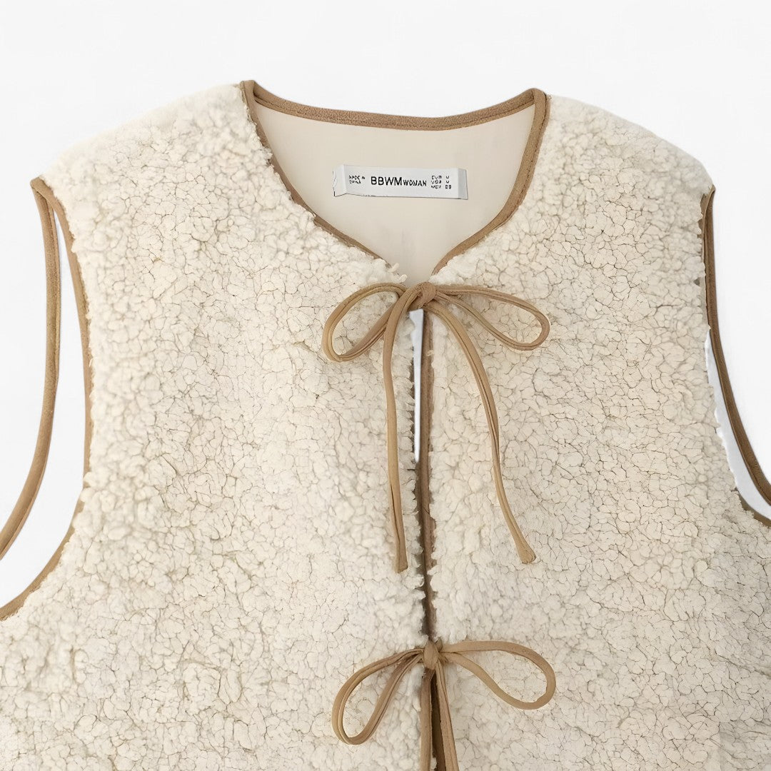 Cora | Cardigan effetto lana stile a strati, comfort classico - - vests - Concept Palermo