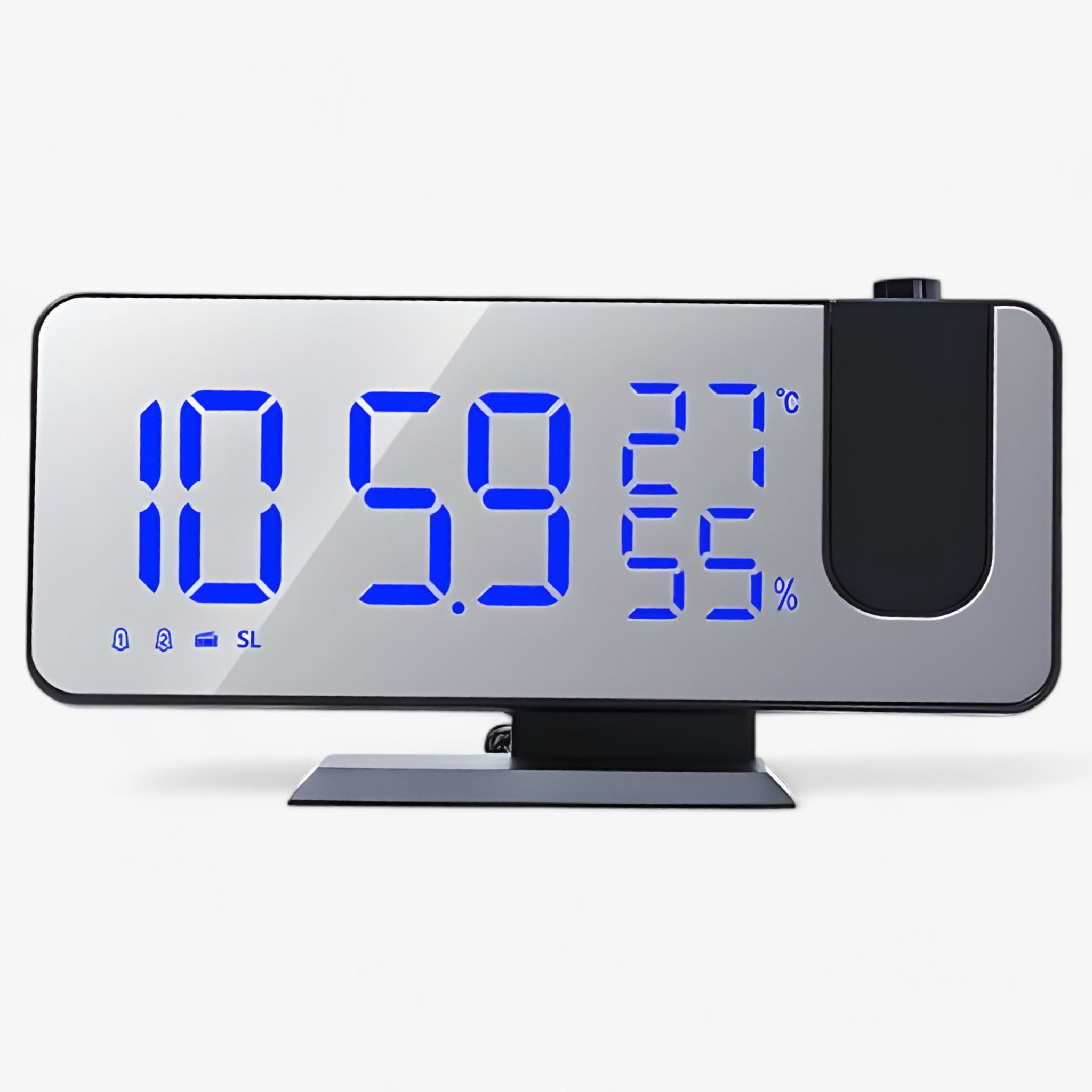 Aton | Sveglia Intelligente - Radio FM e Display LED con Proiezione dell'Ora a 180° - - clocks - Concept Palermo