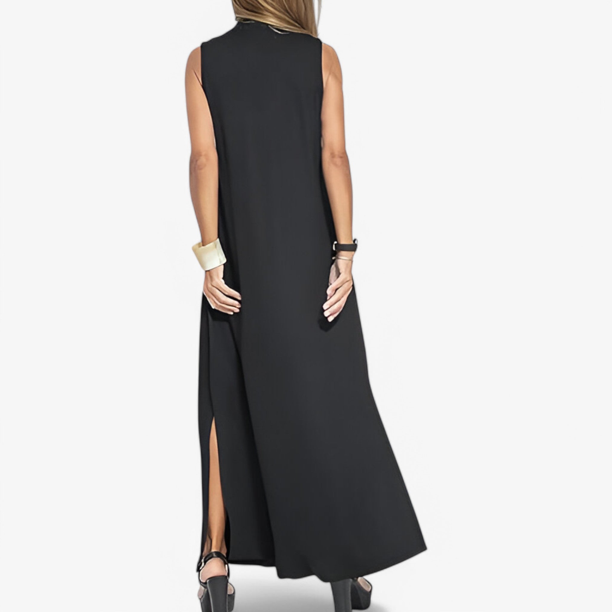 Helen | Abito lungo con cardigan in omaggio - Chic e confortevole - - - Concept Palermo