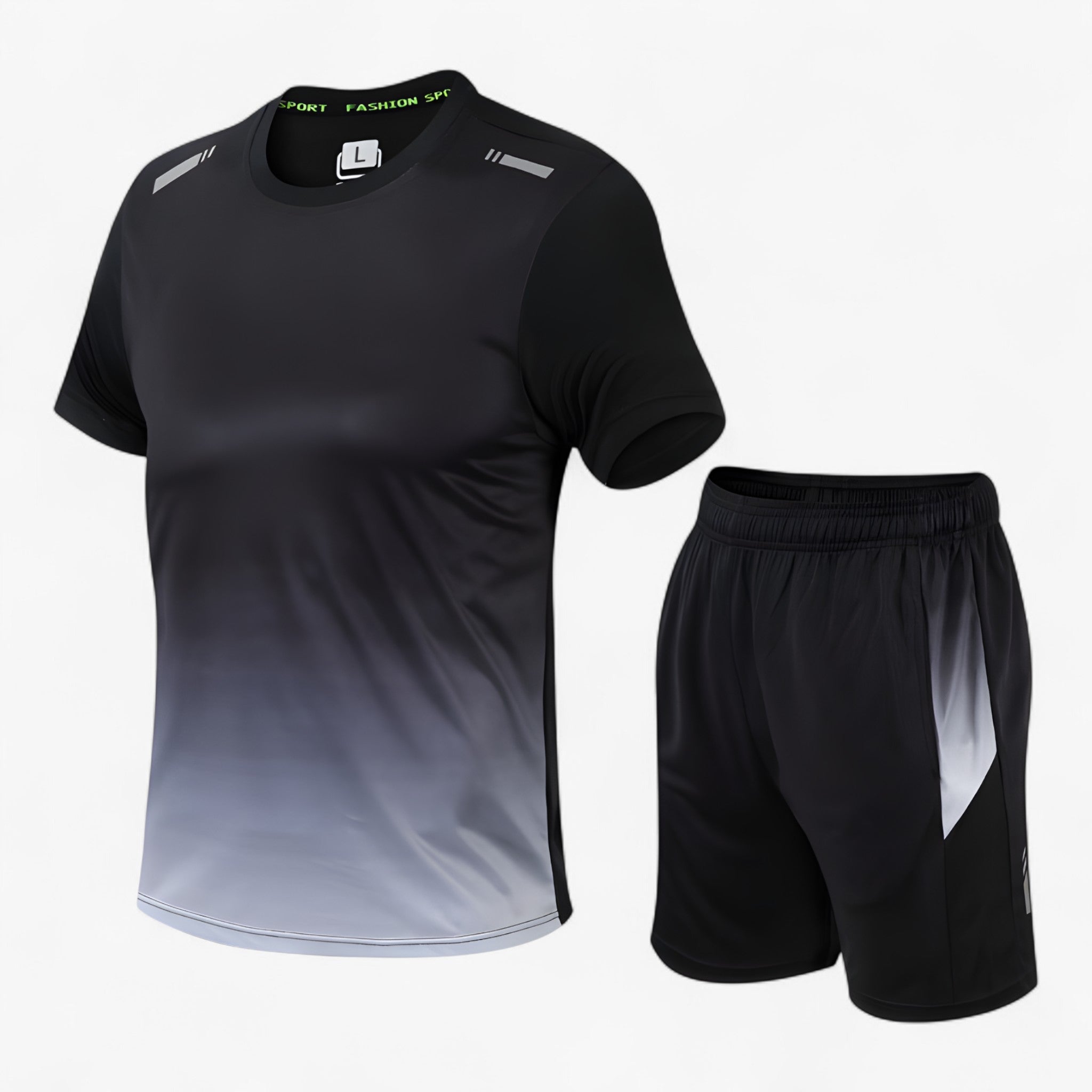 Nico | Set Sportivo da Uomo – Libertà di Movimento, Stile Senza Sforzo - Grijs - abbigliamento palestra activewear outfit da allenamento set sportivo uomo tuta sportiva uomo - Concept Palermo