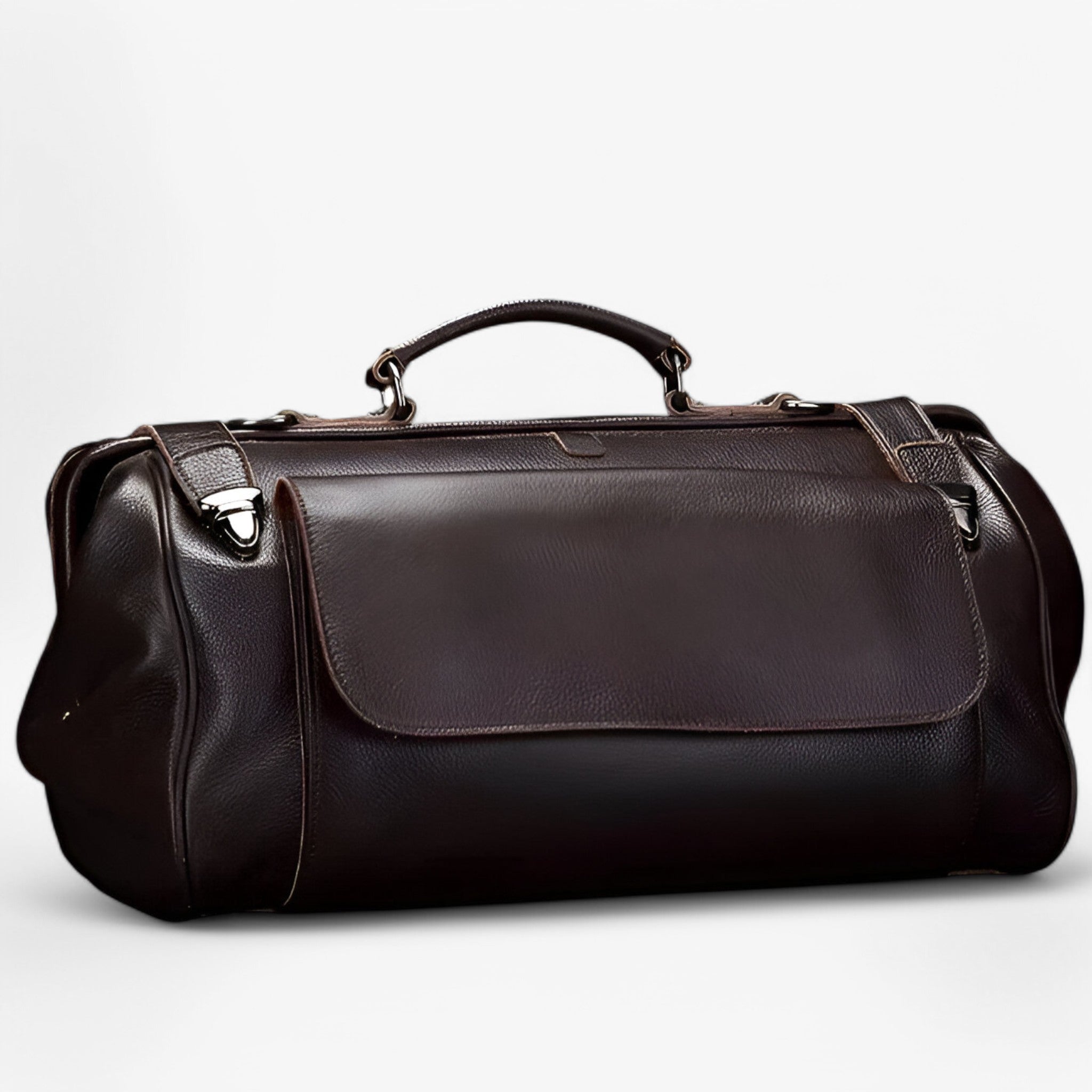 Marco | Elegante Borsa da Viaggio in Pelle - Marrone 19 pollice - - Concept Palermo