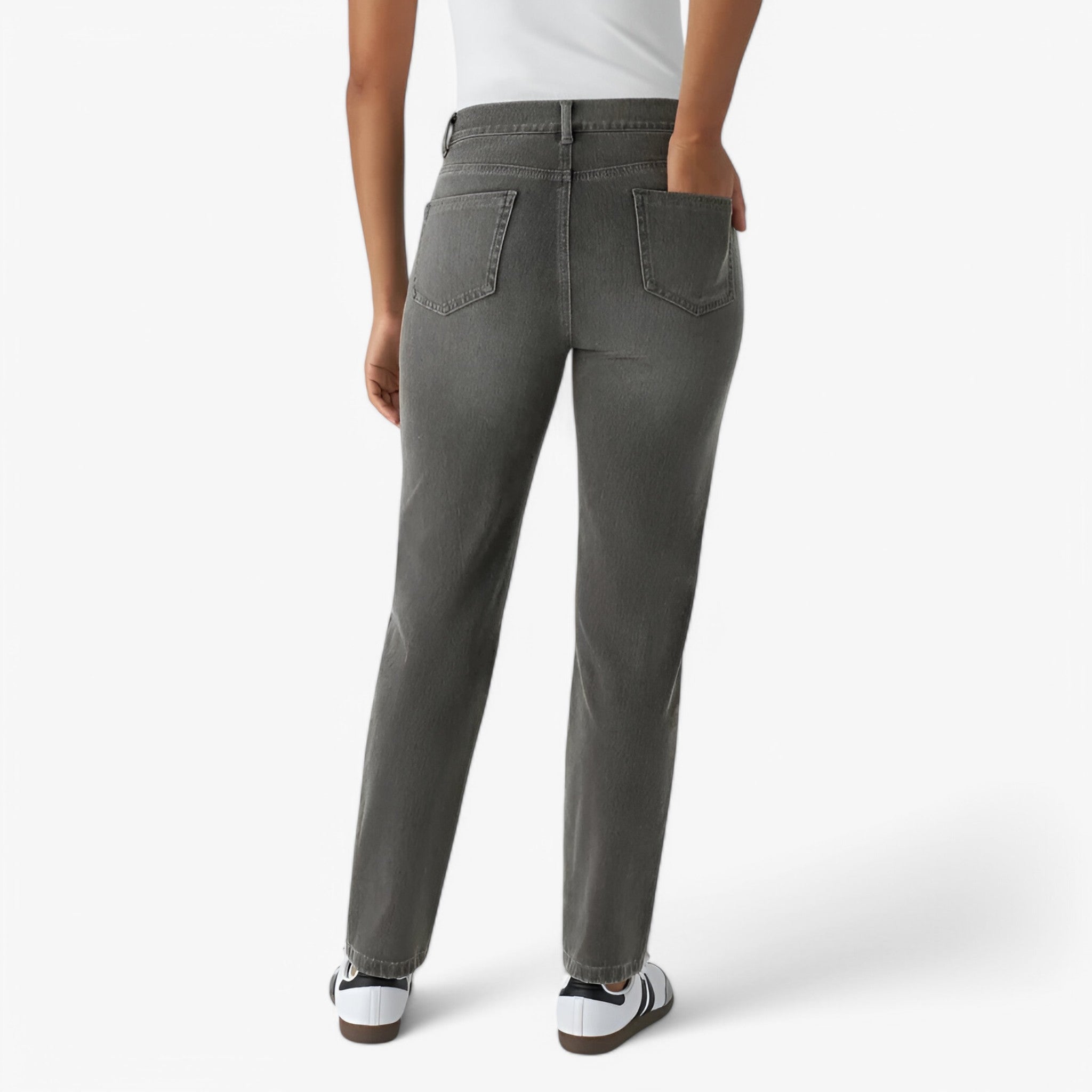 Nina | Pantaloni a vita alta - Elasticizzati e Confortevoli - - - Concept Palermo