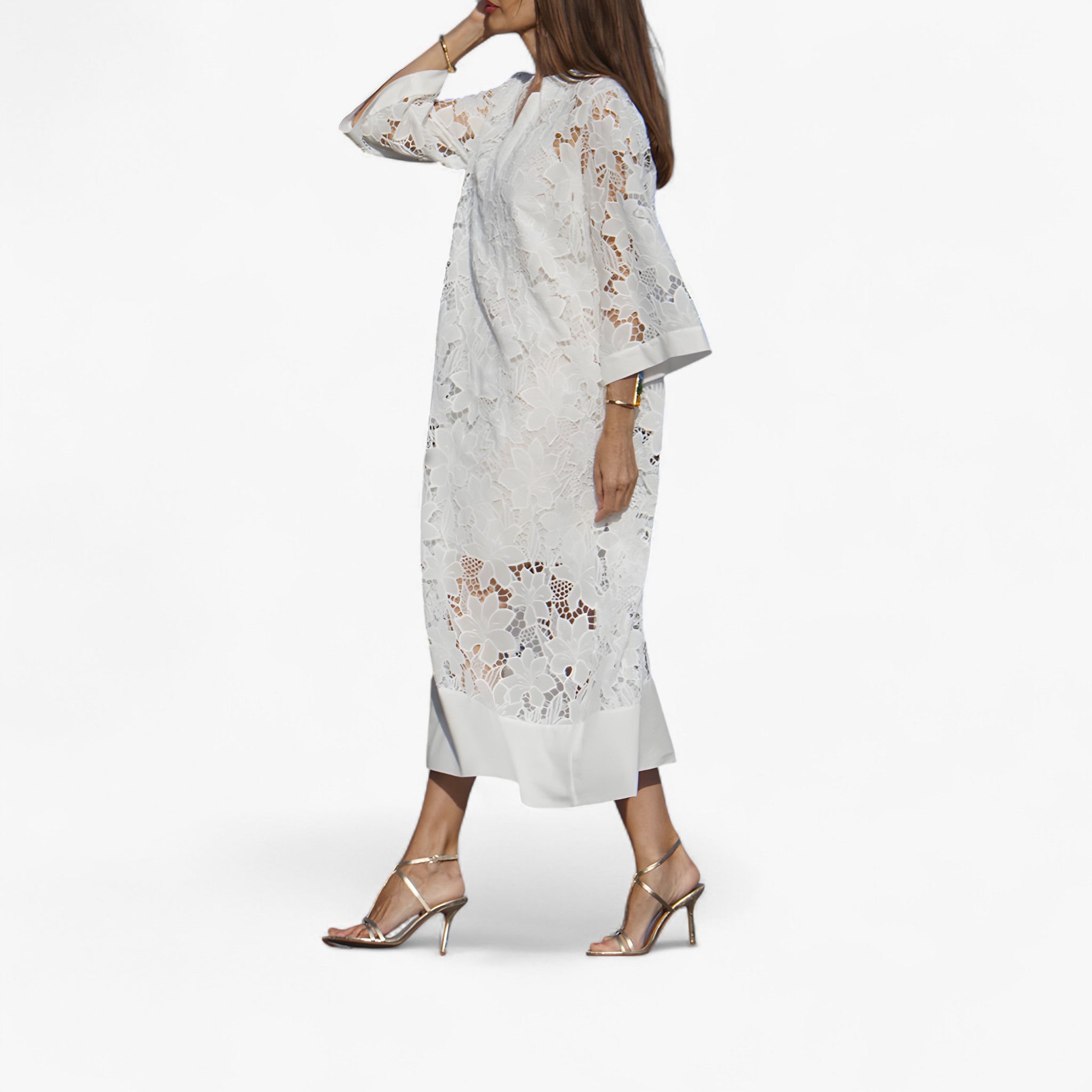 Vicky | Elegante Abito in Pizzo - - - Concept Palermo