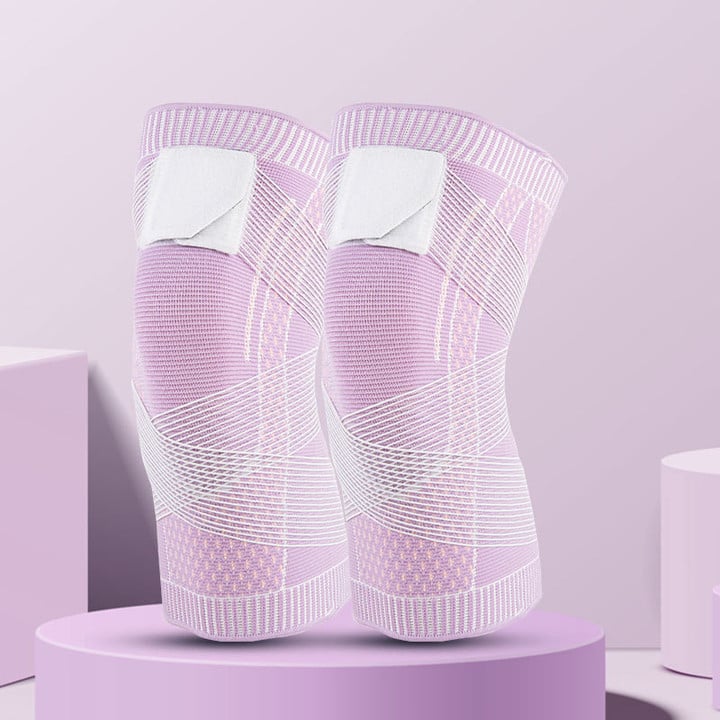 1+1 Gratis | Orthoknee™ - Ginocchiera elastica e regolabile - Un po' di rosa - - Concept Palermo