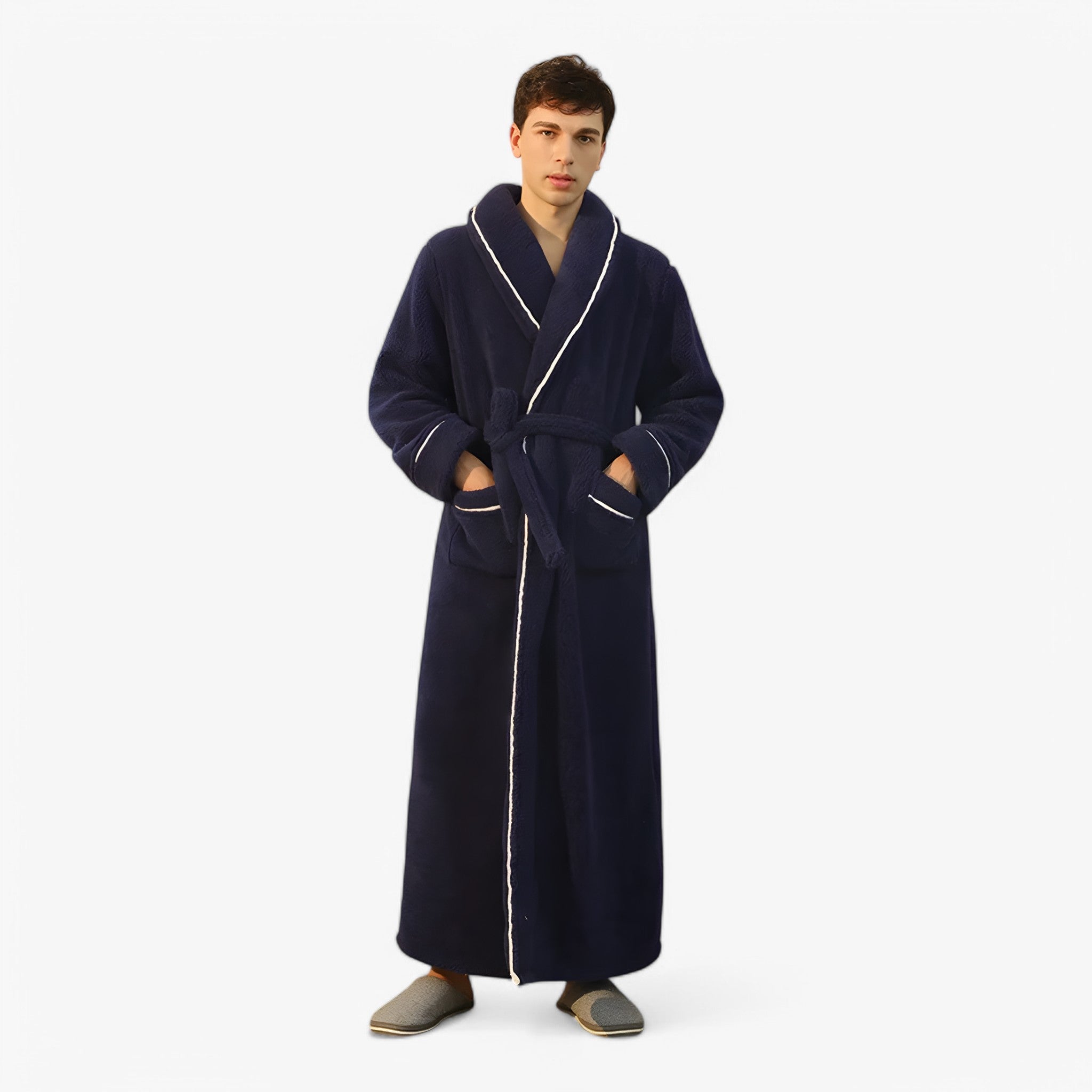 Jessy | Accappatoio - Uomo blu scuro - Home Decor - Concept Palermo