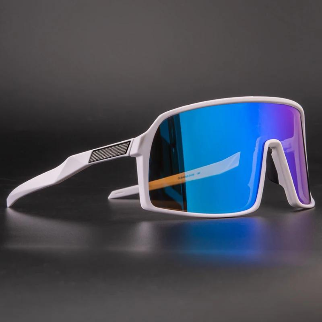 Occhiali da sole da ciclismo unisex - blu bianco - Men's Women's - Concept Palermo