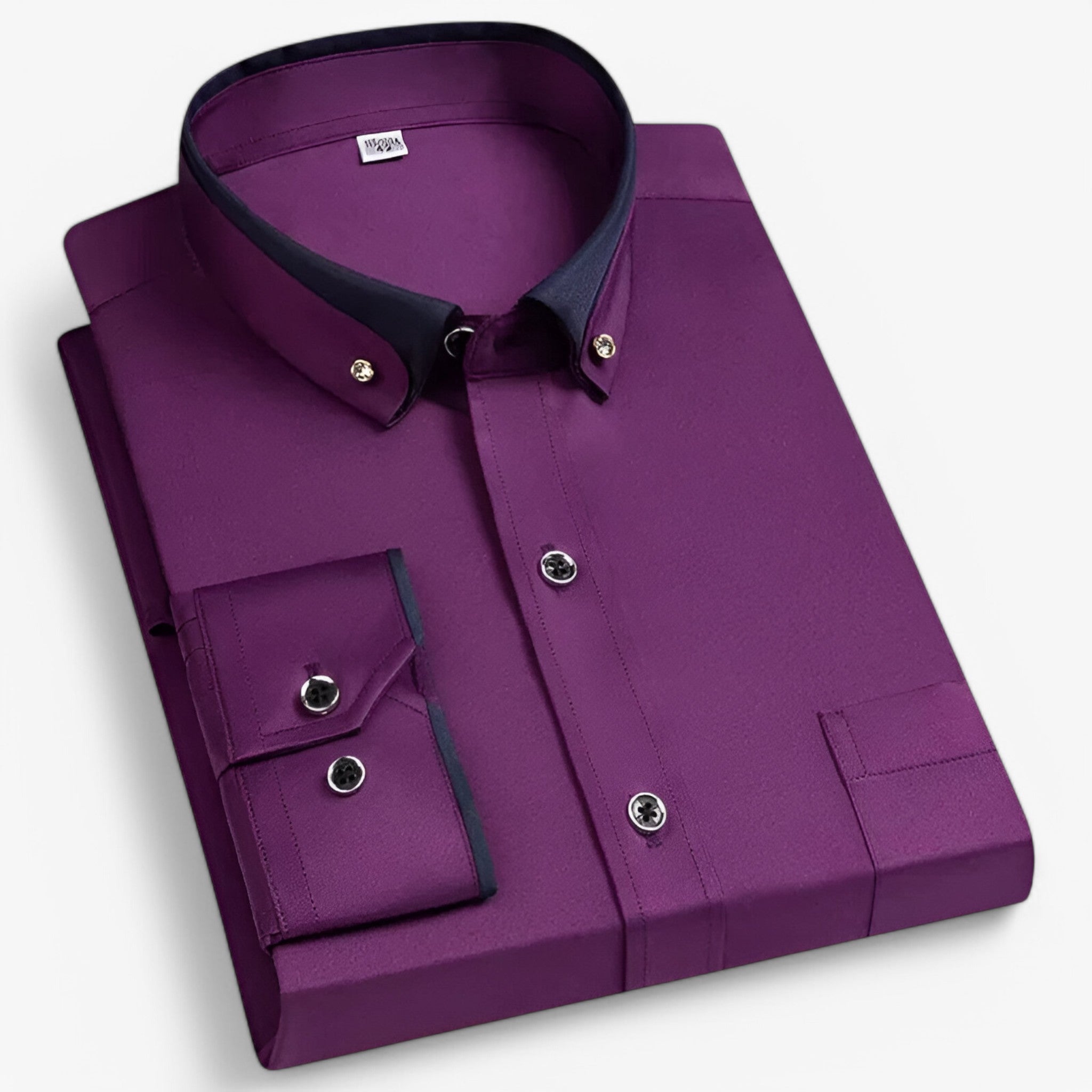 Luke | Camicia formale - Elegante e confortevole - Viola - Ny Nye Ankomster Udsalg - Concept Palermo