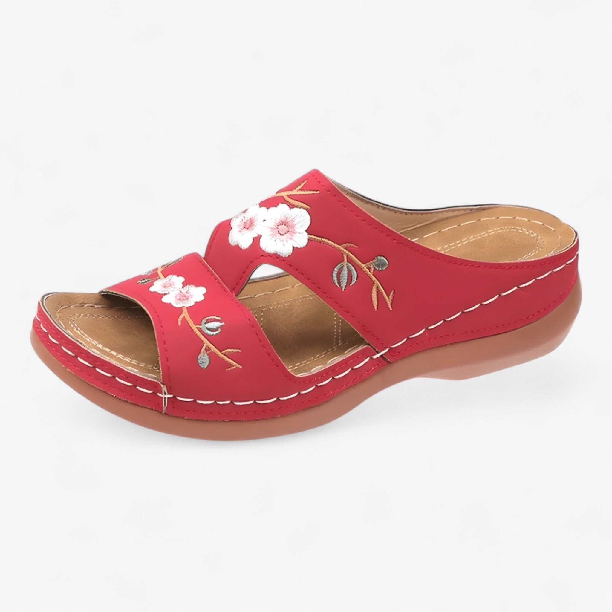 Anne | Sandali con fiori - Eleganti e comodi