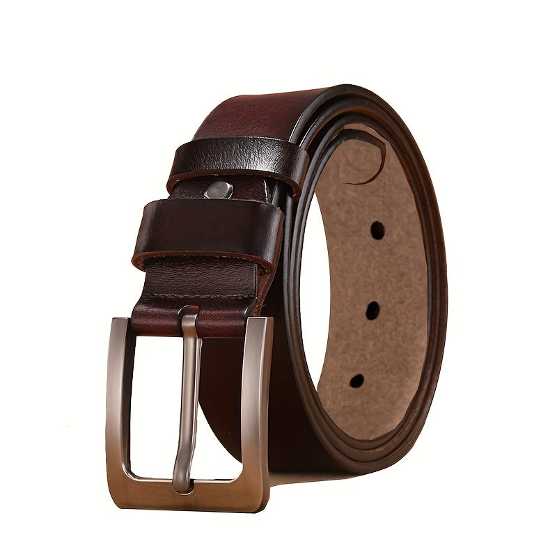 1 cintura rotonda in vera pelle - Marrone - Belts belts for men - Concept Palermo
