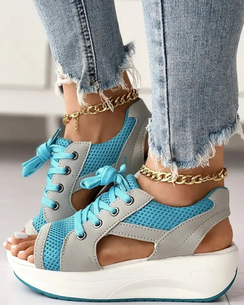 Elin | Sneakers da donna comode - Scarpe perfette per giorni stylish e confortevoli - Blu - shoes for women sneakers - Concept Palermo
