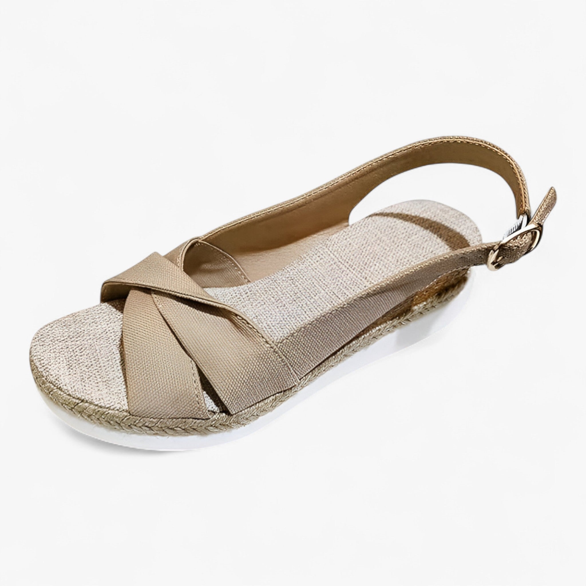 Evangeline | Sandali con zeppa e suola in espadrille - Confortevole ed elegante