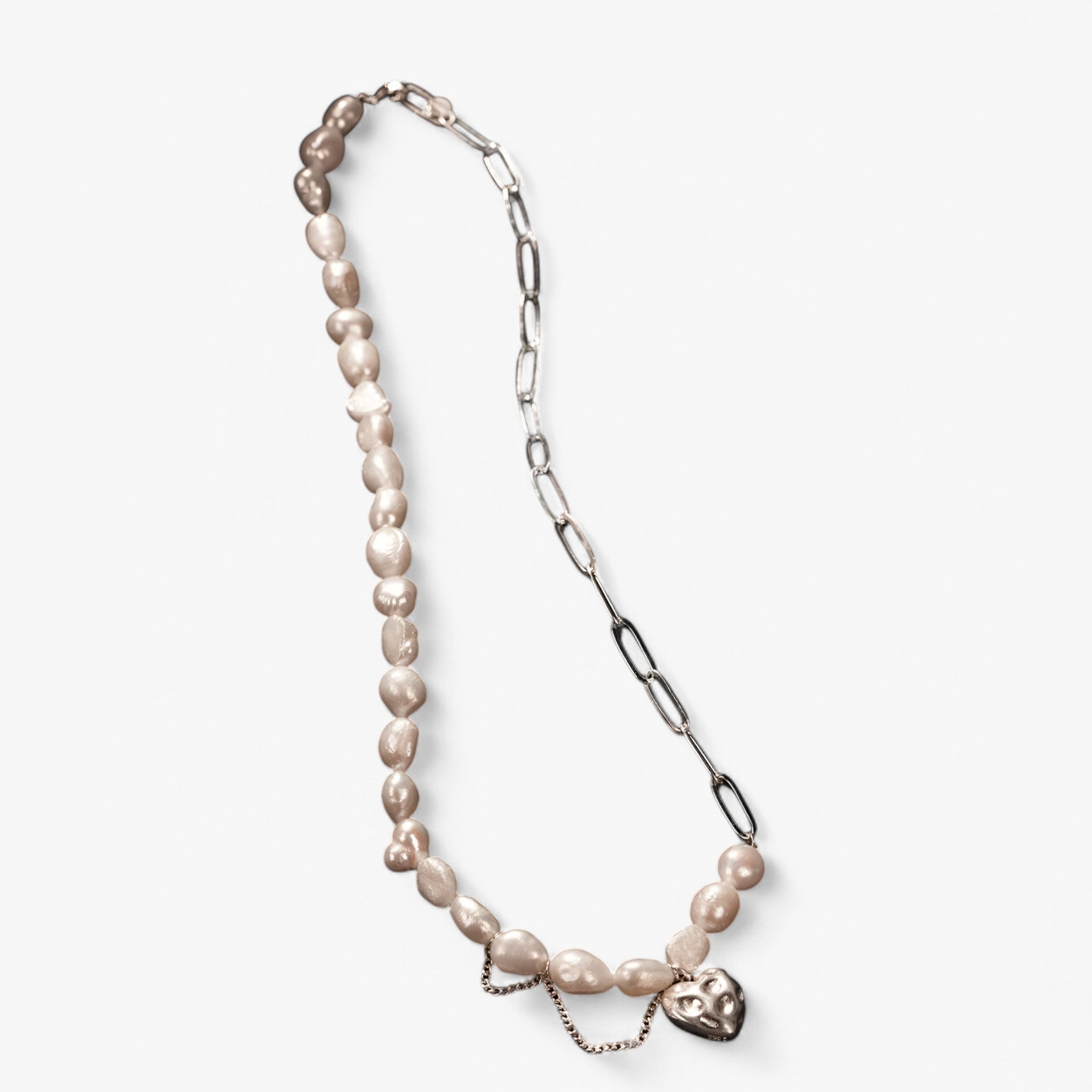 Sophia | Collana Asimmetrica Hartparel - - 925 Silver gifts-necklace necklace Pearls Silver & Pearl - Concept Palermo