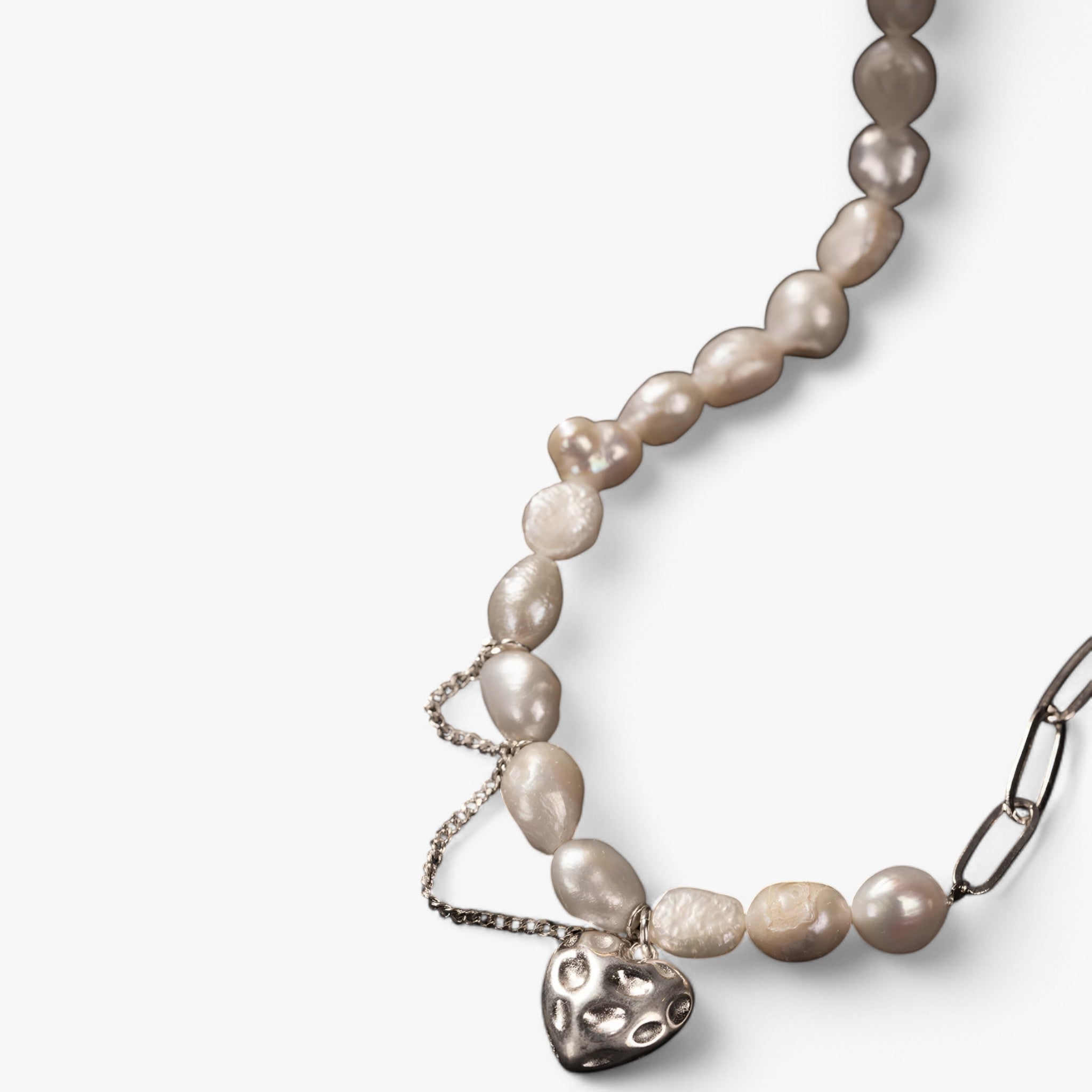 Sophia | Collana Asimmetrica Hartparel - - 925 Silver gifts-necklace necklace Pearls Silver & Pearl - Concept Palermo
