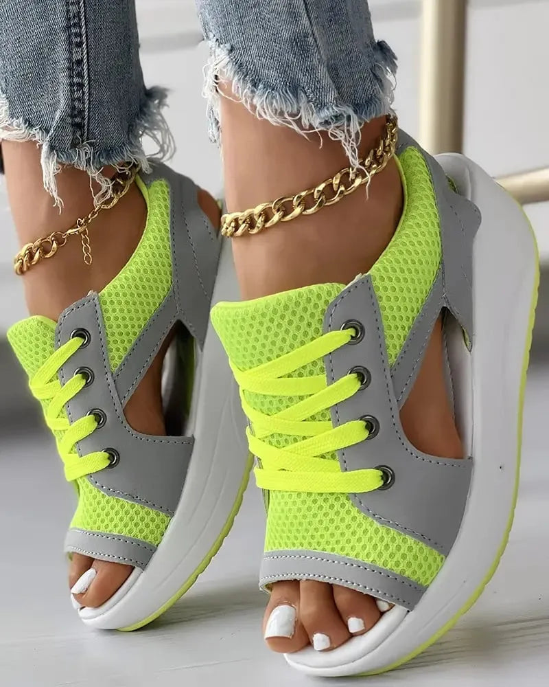 Elin | Sneakers da donna comode - Scarpe perfette per giorni stylish e confortevoli - Verde - shoes for women sneakers - Concept Palermo