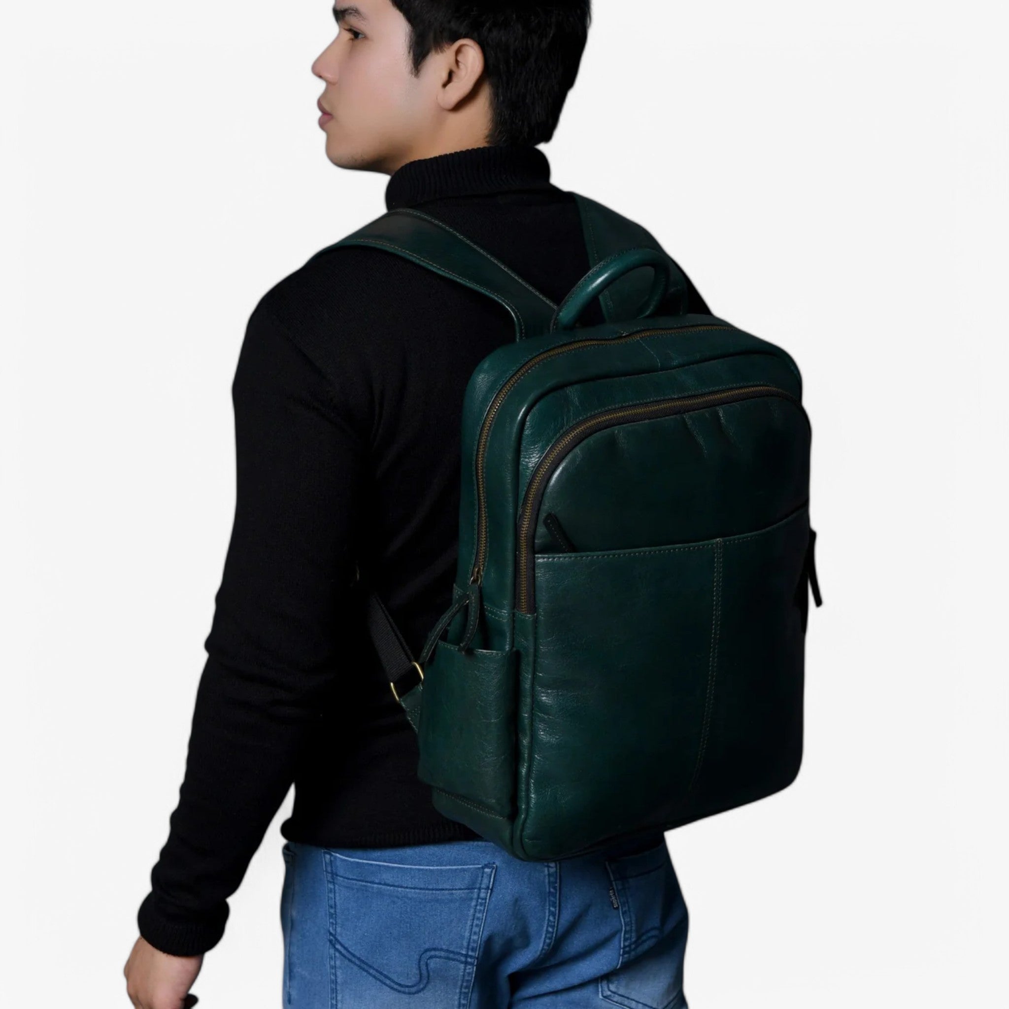 Giovanni | Zaino in pelle italiana di lusso - - - Concept Palermo