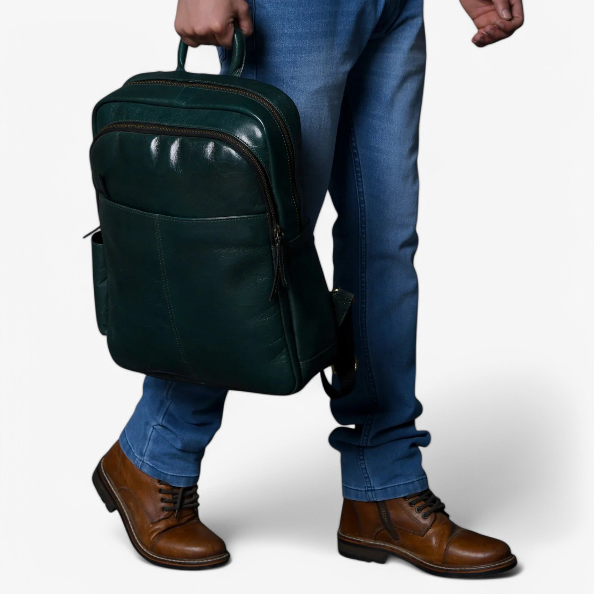 Giovanni | Zaino in pelle italiana di lusso - - - Concept Palermo