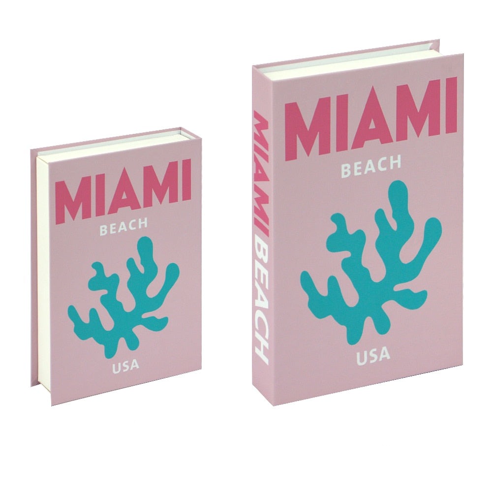 Libri di decorazione | Ravviva il tuo salotto con queste allegre decorazioni - Spiaggia di Miami - ALL Decor decoratie Decoration home decor Huis & Tuin - Concept Palermo