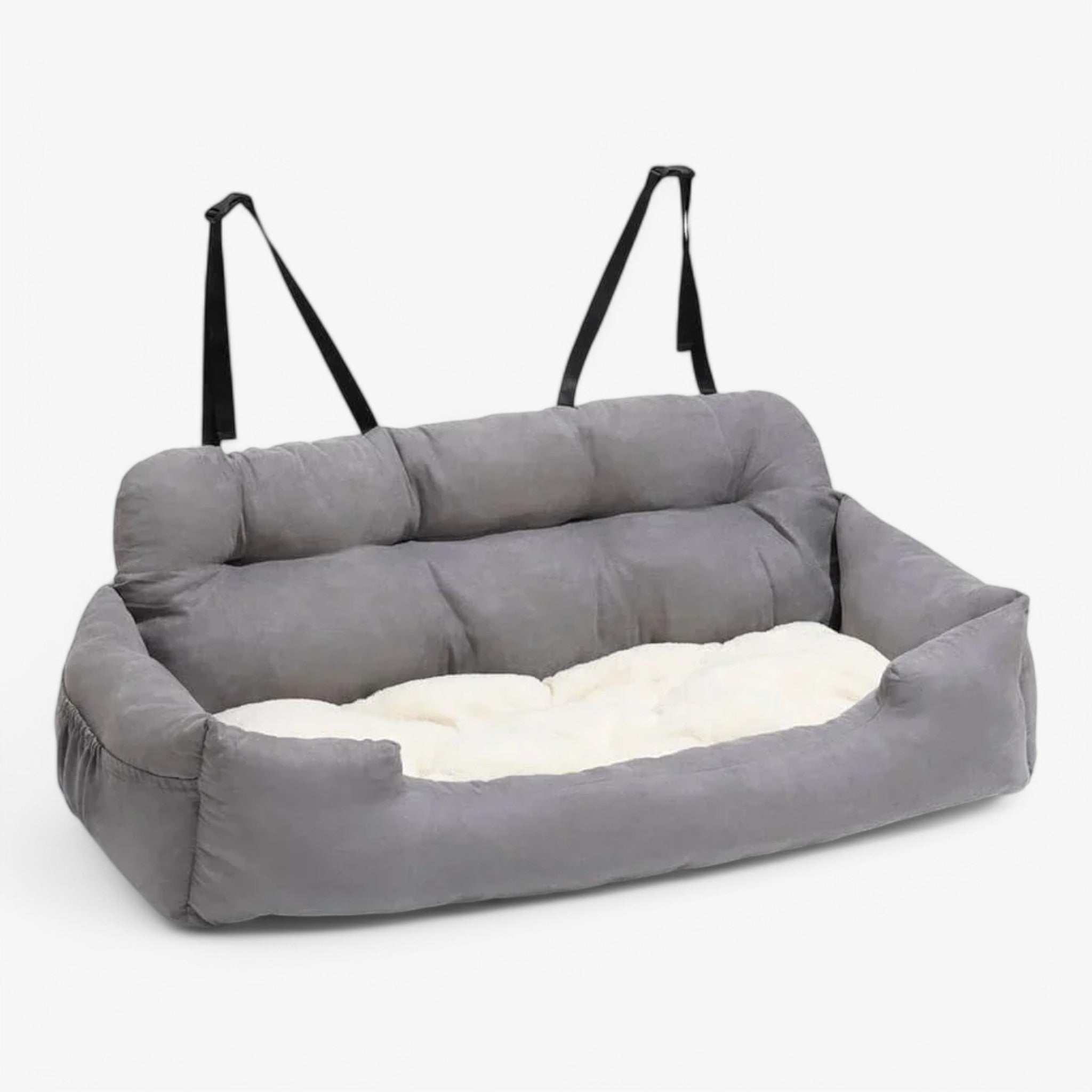 Austin | Letto per Cani Luxe in Auto CozyRide - Grigio Chiaro - Pet - Concept Palermo