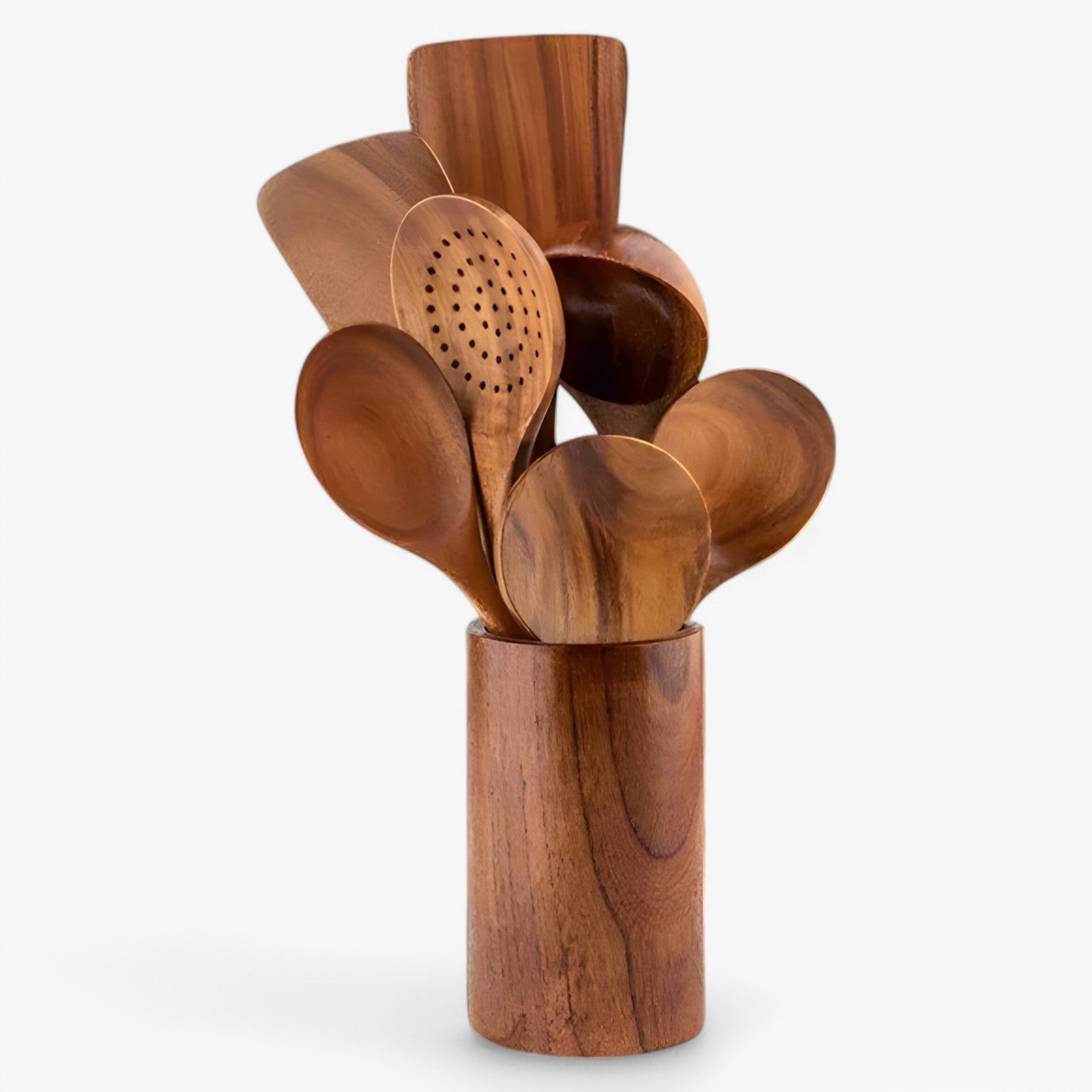 Talon | Set da cucina in legno di teak - 7-Pezzi+Supporto gratuito - Kitchen Utensils - Concept Palermo