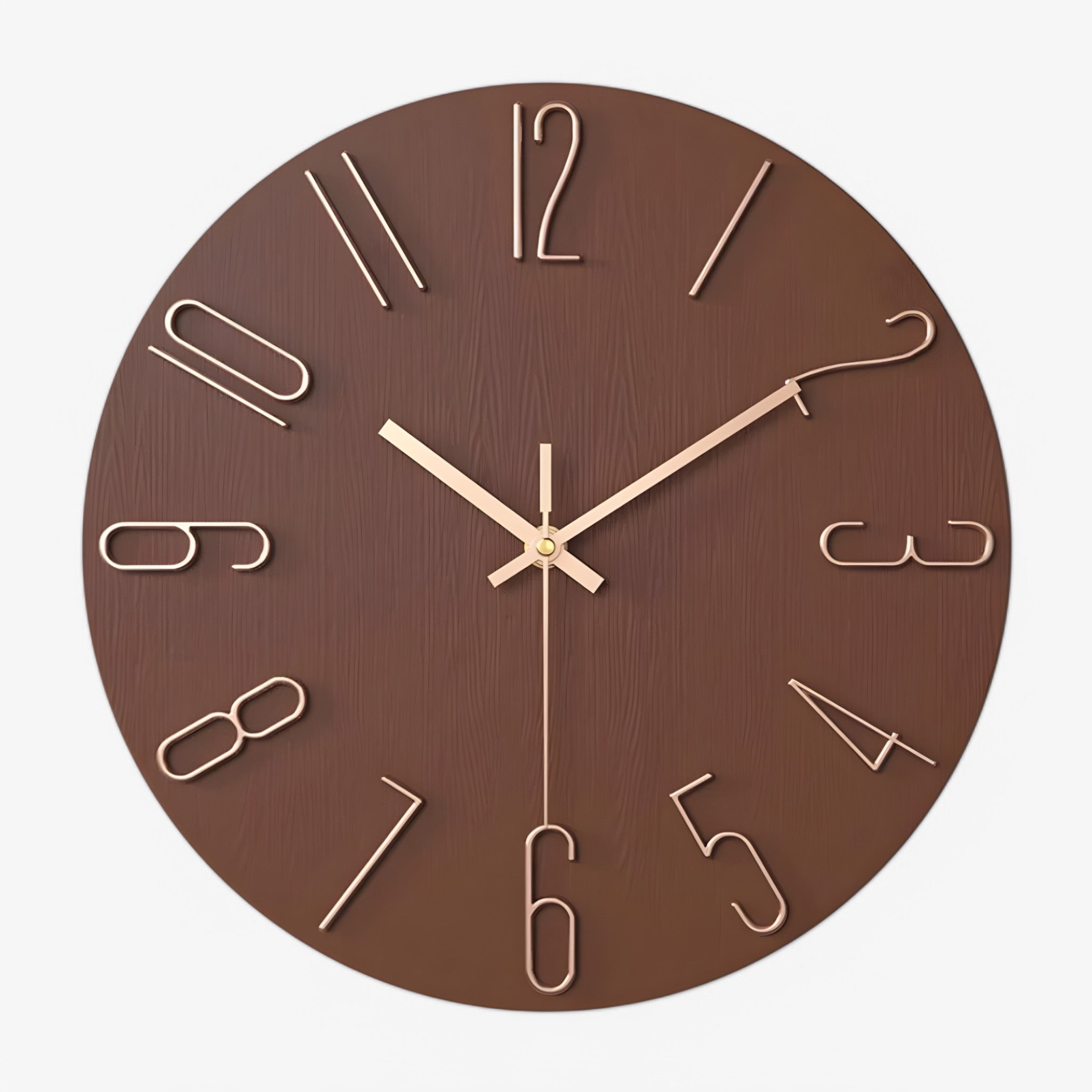 Garry | Orologio da Parete Moderno - Marrone - P254 - Concept Palermo
