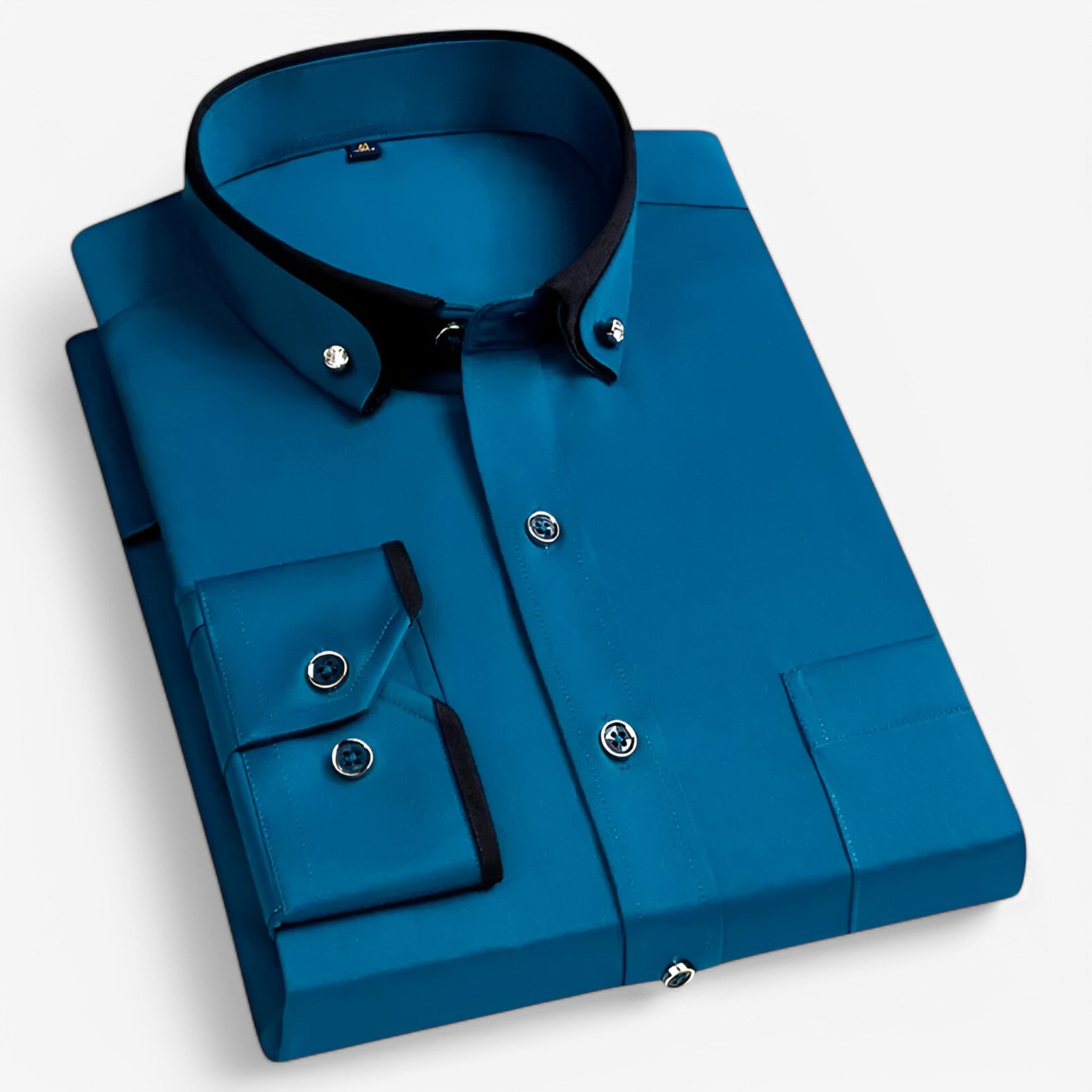 Luke | Camicia formale - Elegante e confortevole - Turchese - Ny Nye Ankomster Udsalg - Concept Palermo