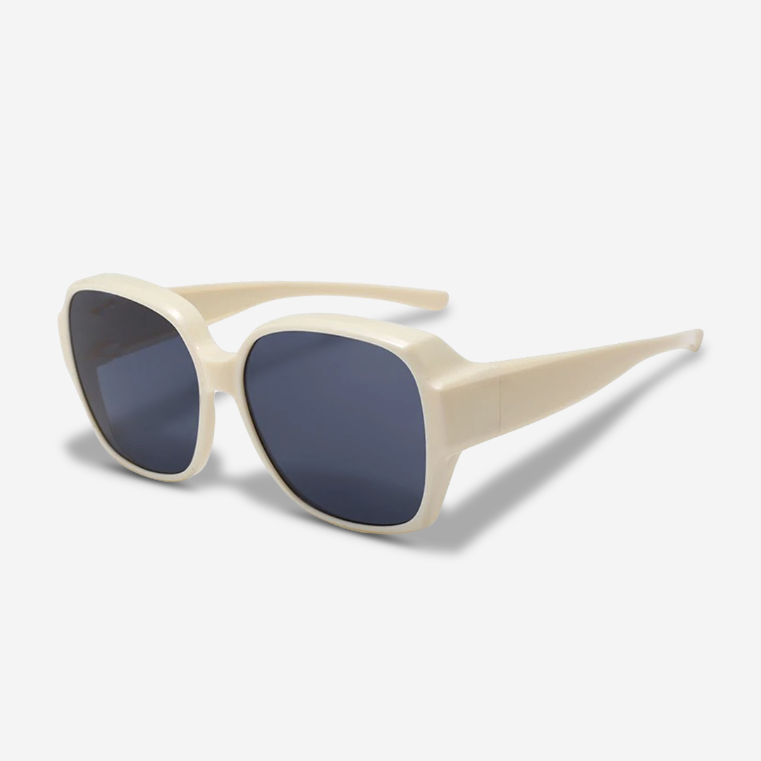ClipShades | Eleganti occhiali da sole per portatori di occhiali - La protezione solare perfetta per i vostri occhiali - Crema Pro - sun glasses WOMEN - Concept Palermo