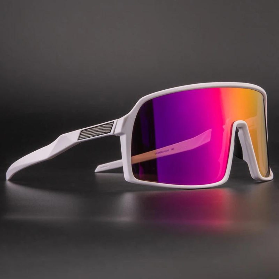 Occhiali da sole da ciclismo unisex - rosa scuro bianco - Men's Women's - Concept Palermo